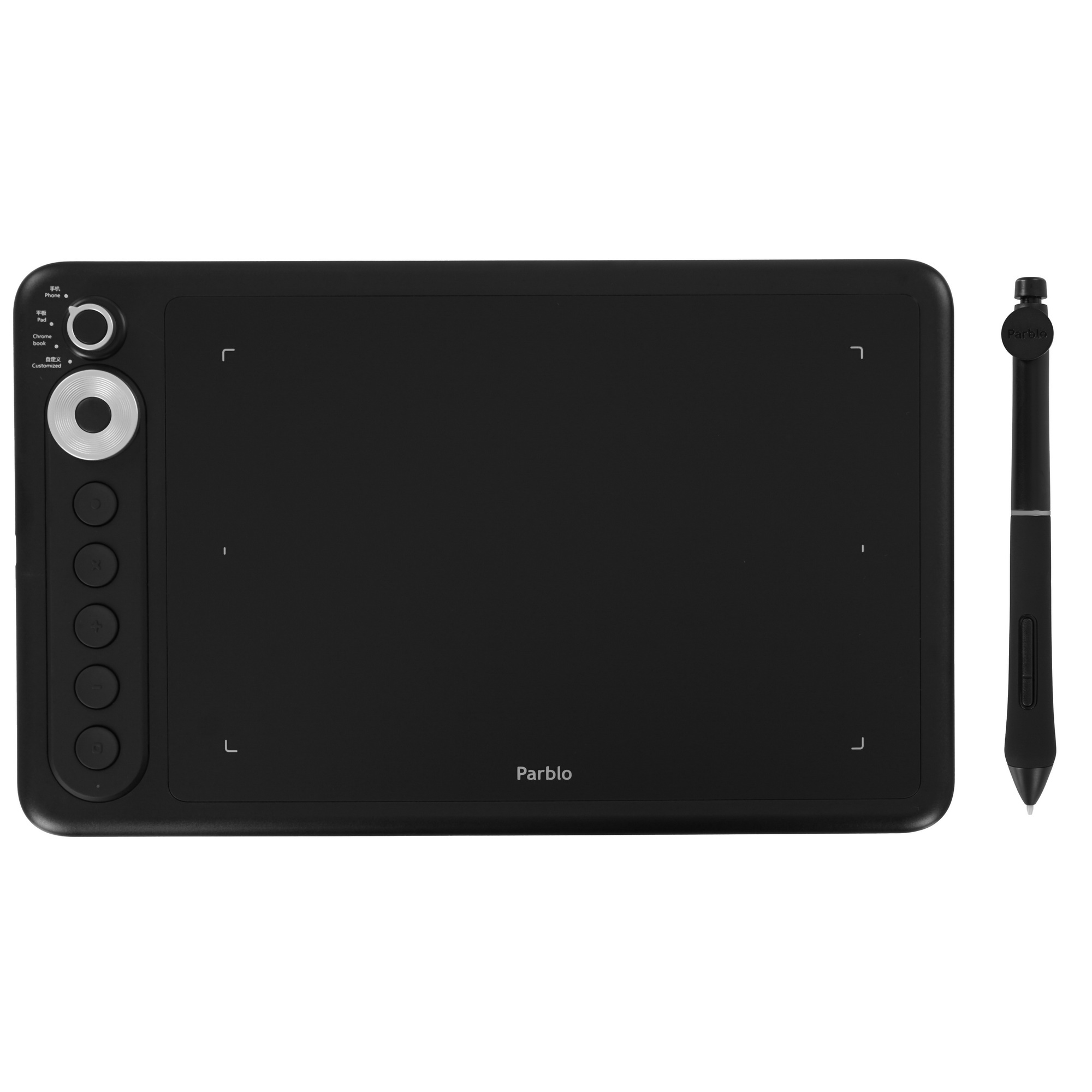 Графический планшет Parblo Intangbo X7 USB Type-C черный