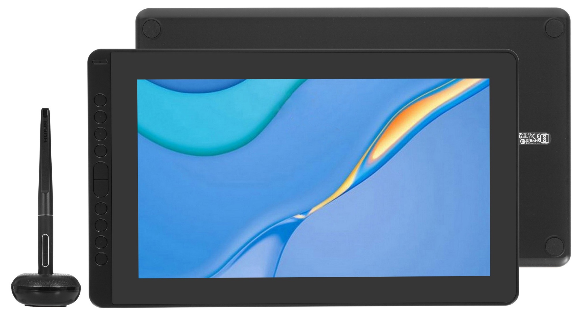 Интерактивный дисплей Сенсорный монитор Huion KAMVAS 16 (2021) Black