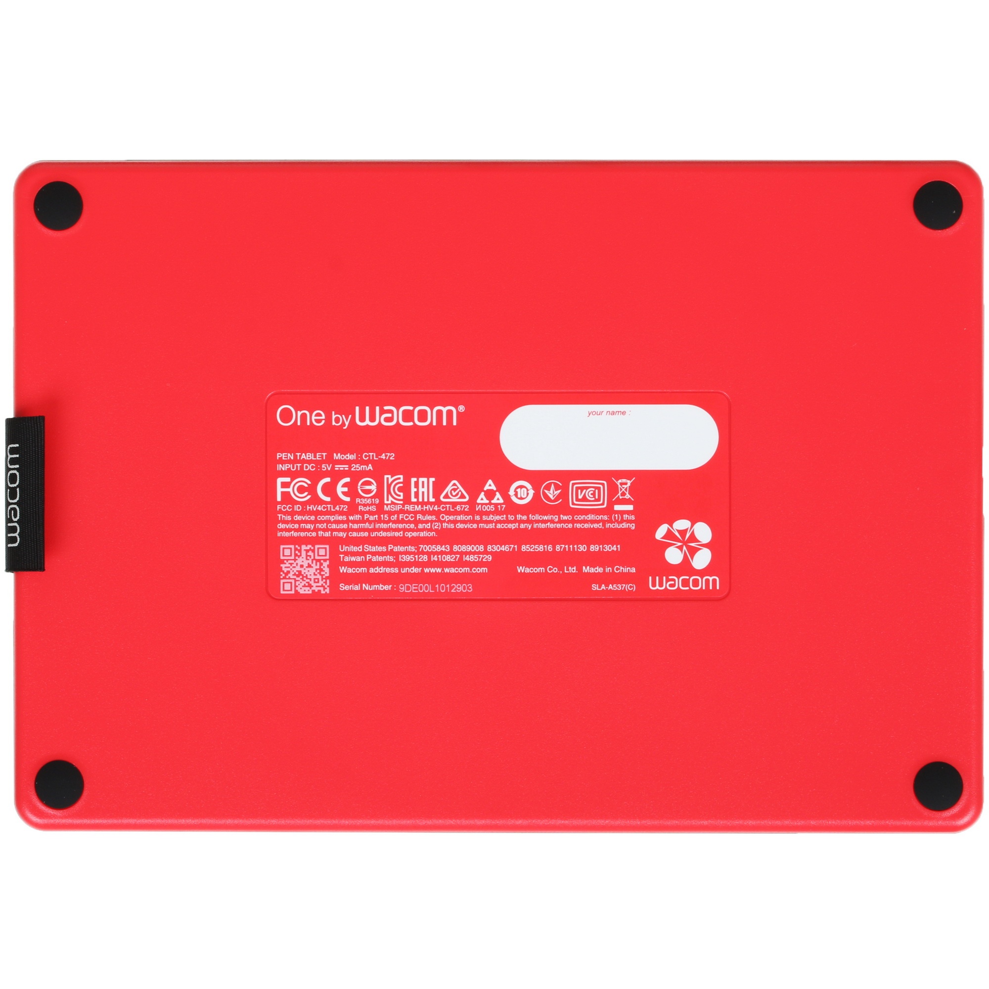 Графический планшет One by Wacom 2 Small (EMEA-South) CTL-472-S