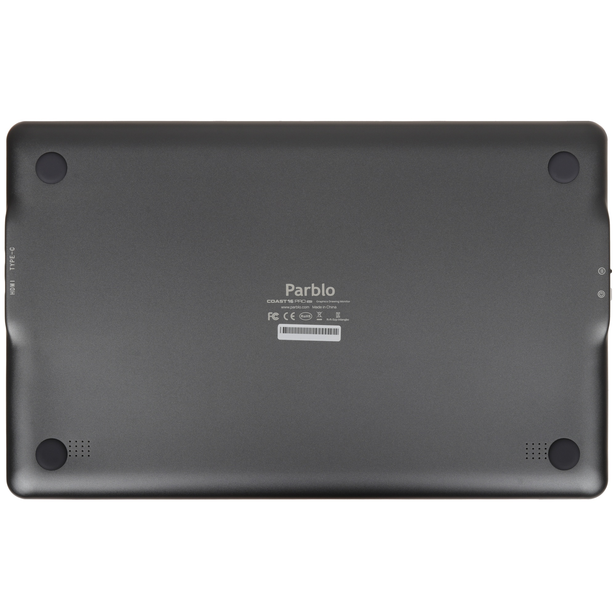 Графический планшет-монитор Parblo Coast16 Pro Gen 2 USB Type-C черный