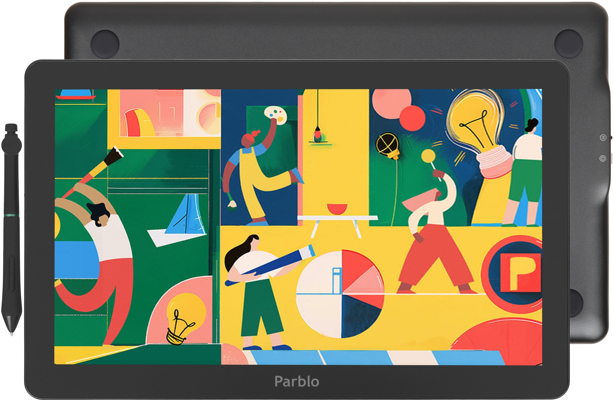 Графический планшет-монитор Parblo Coast16 Pro Gen 2 USB Type-C черный