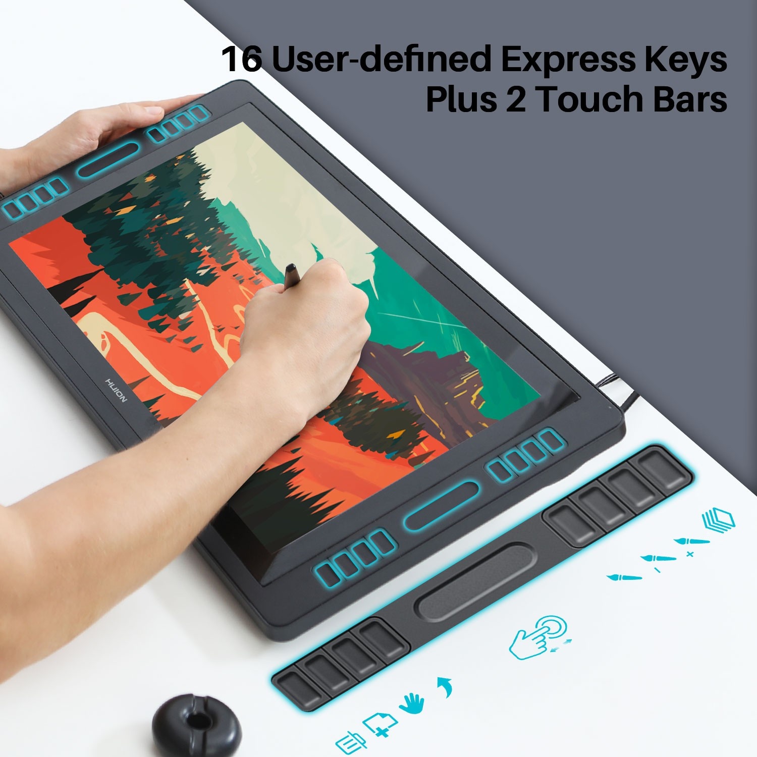 Интерактивный дисплей Huion KAMVAS Pro 20