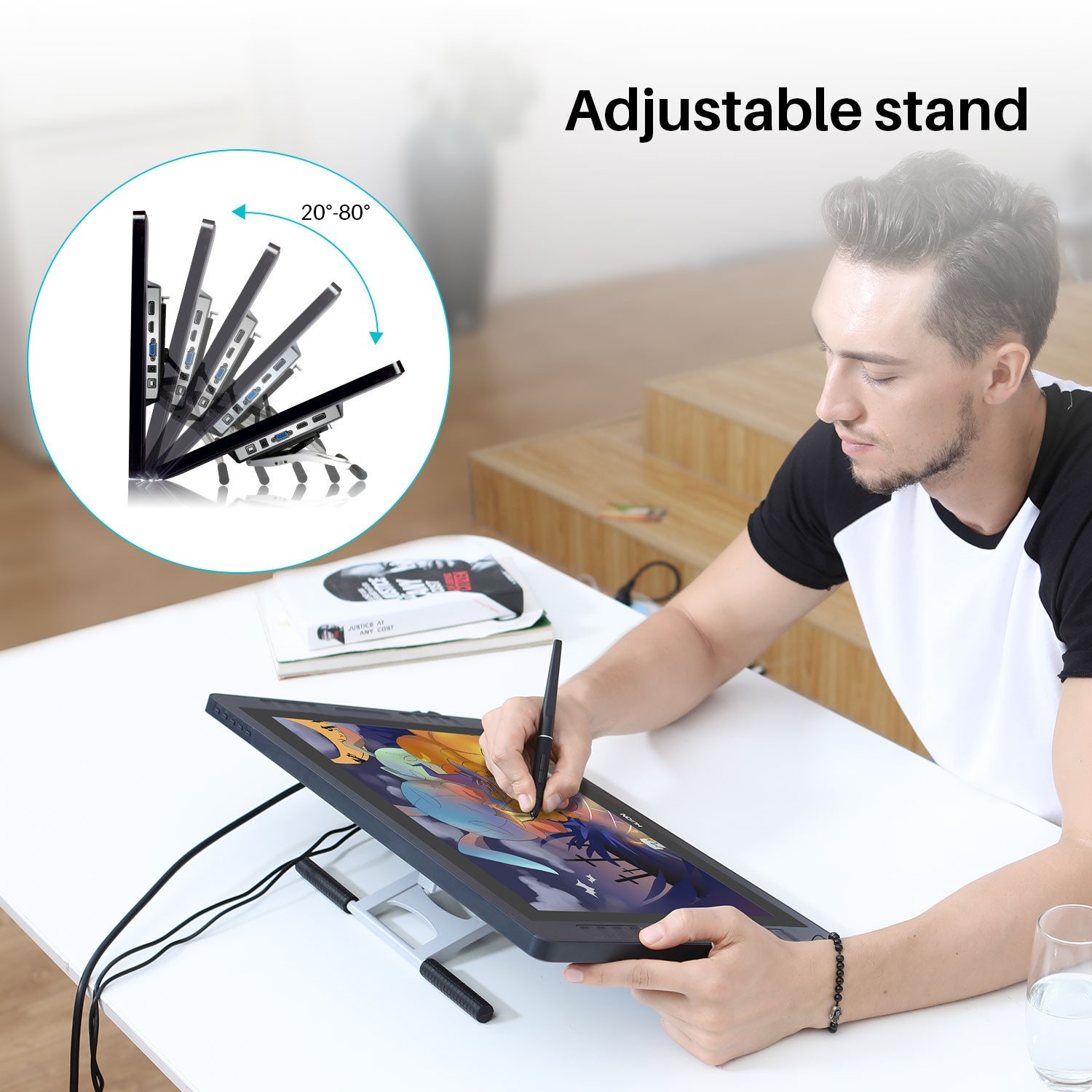 Интерактивный дисплей Huion KAMVAS Pro 20