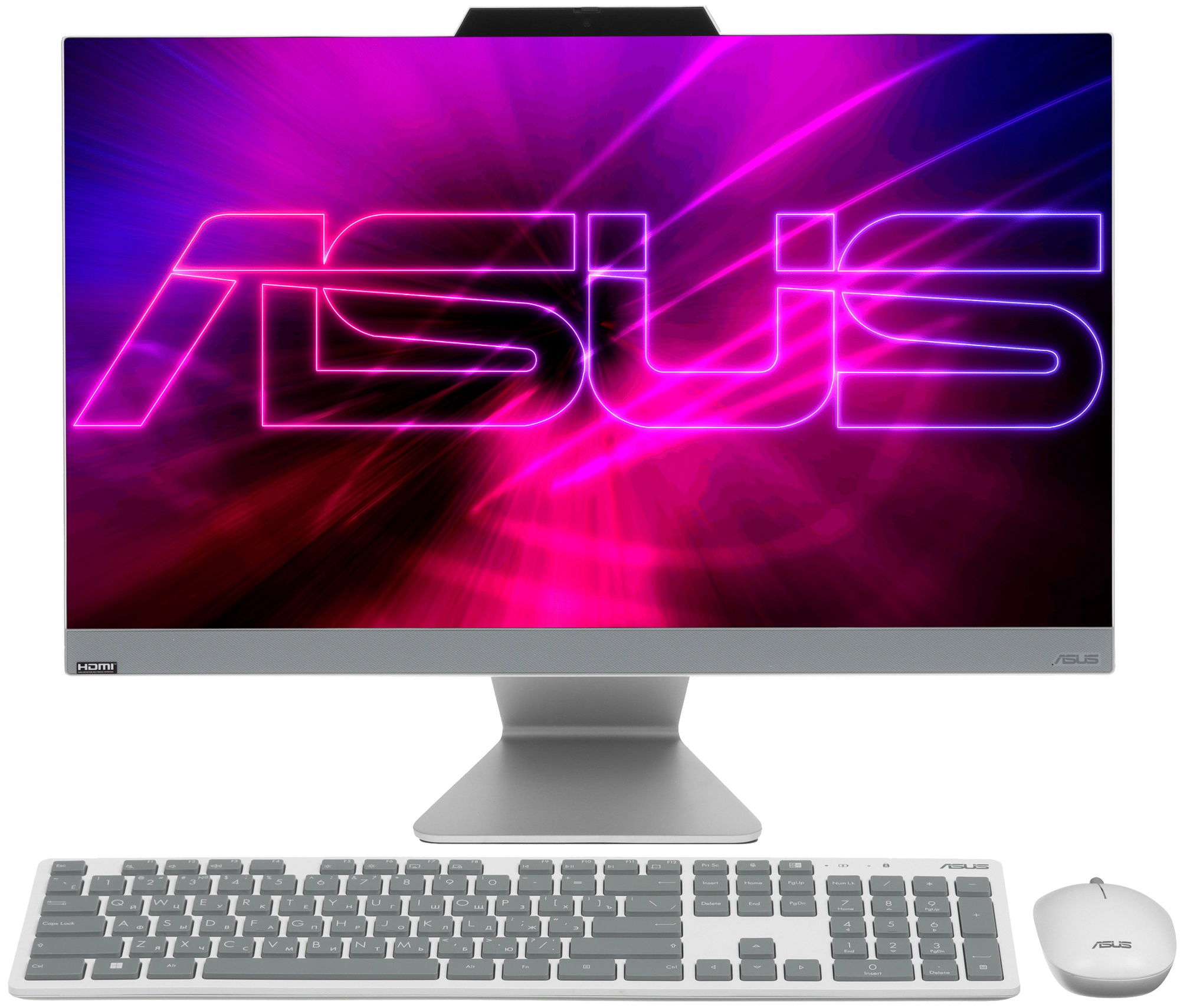 Моноблок Asus F3402WFA-WPC0050 23.8" Full HD Ryzen 5 7520U (2.8) 8Gb SSD512Gb RGr CR noOS GbitEth Wi
