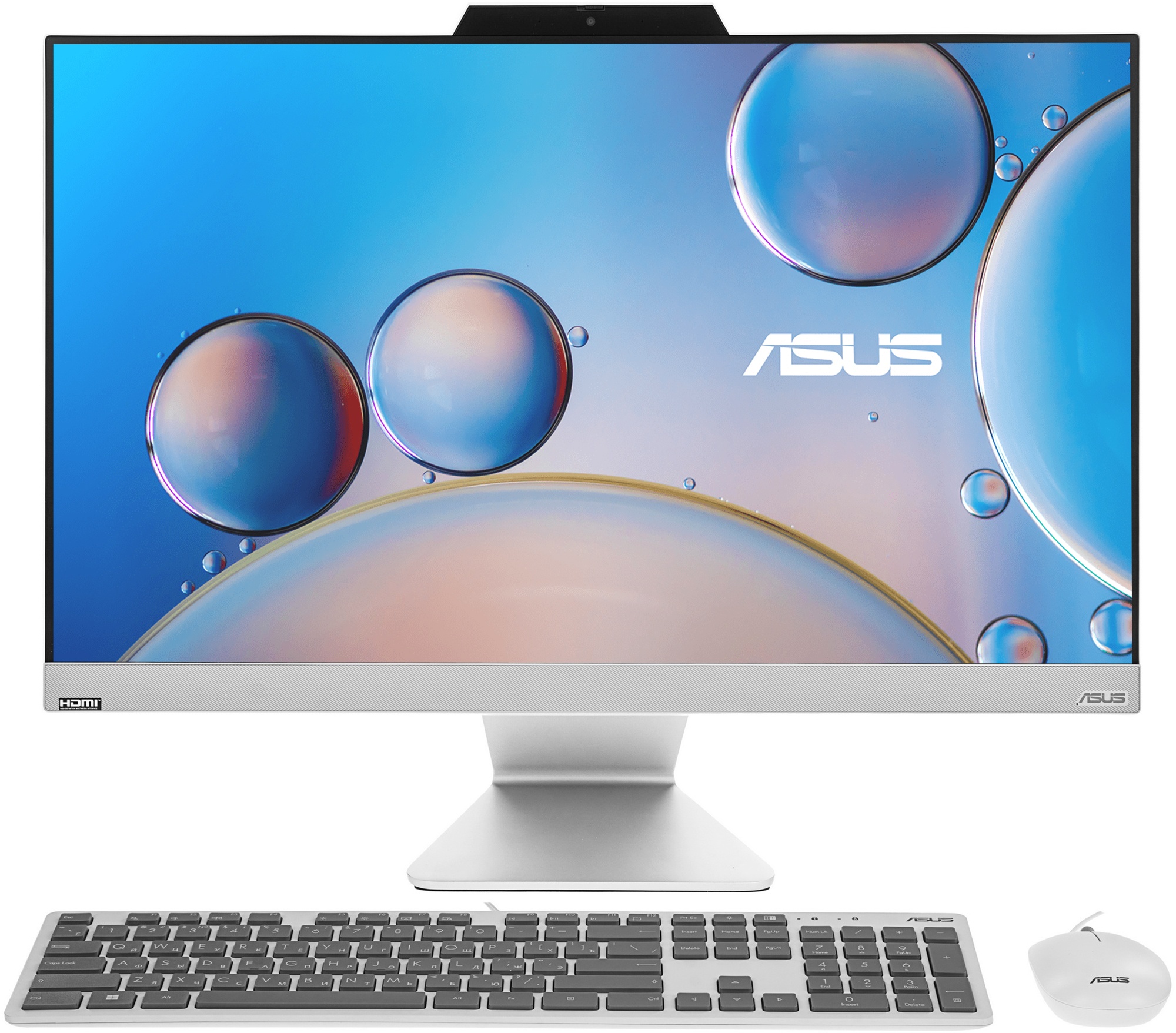 Моноблок Asus F3402WFA-WPC0040 23.8" Full HD Ryzen 3 7320U (2.4) 8Gb SSD512Gb RGr CR noOS GbitEth Wi