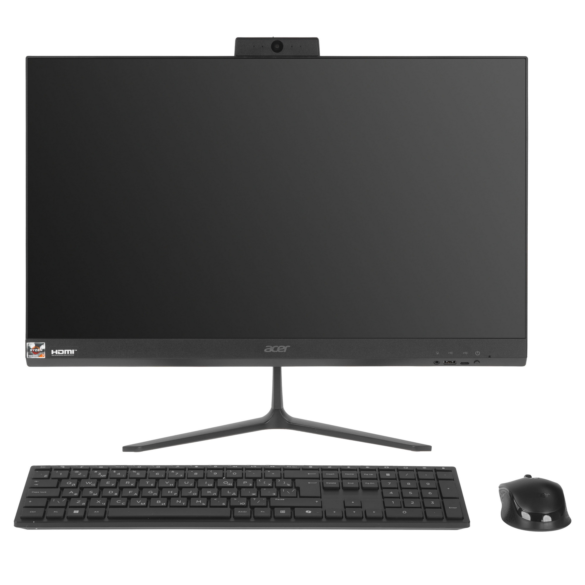 Моноблок Acer Aspire C24-2 AMD Ryzen 7 5700U/16Gb/SSD512Gb/23.8"/IPS/FHD/NoOS/black (DQ.BP0CD.001)