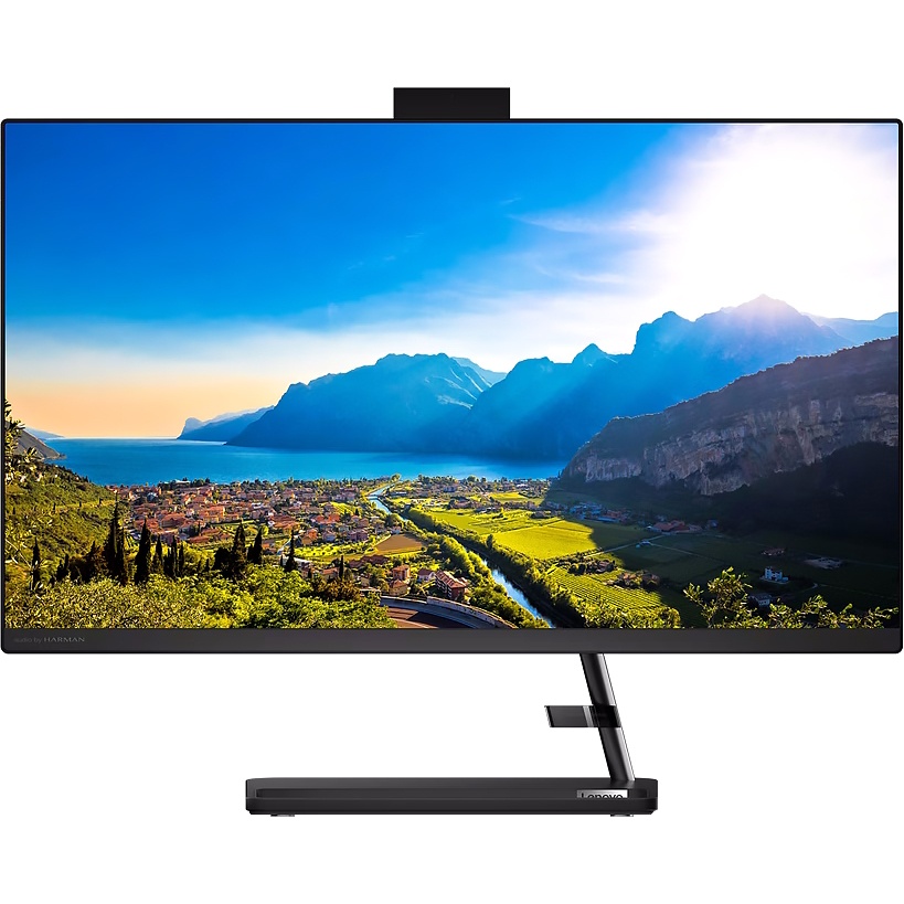 Моноблок Lenovo IdeaCentre AIO 3 27ALC6 черный F0FY00P4RU 27" IPS 250N, Ryzen 5 7430U, 2x8GB, 512GB