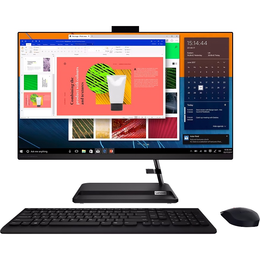Моноблок Lenovo IdeaCentre AIO 3 27ALC6 черный F0FY00P4RU 27" IPS 250N, Ryzen 5 7430U, 2x8GB, 512GB