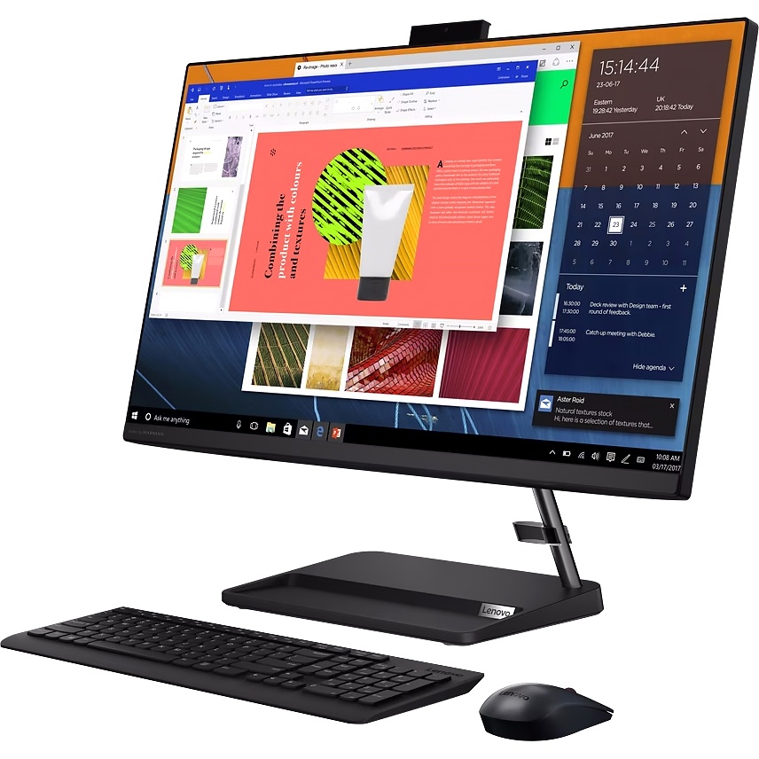 Моноблок Lenovo IdeaCentre AIO 3 27ALC6 черный F0FY00P4RU 27" IPS 250N, Ryzen 5 7430U, 2x8GB, 512GB