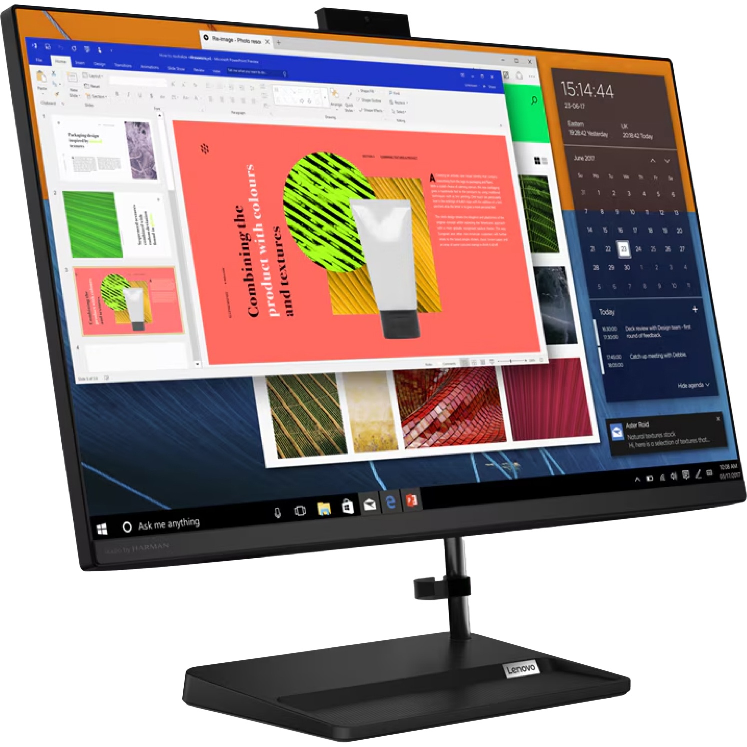 Моноблок Lenovo IdeaCentre AIO 3 27ALC6 черный F0FY00P4RU 27" IPS 250N, Ryzen 5 7430U, 2x8GB, 512GB
