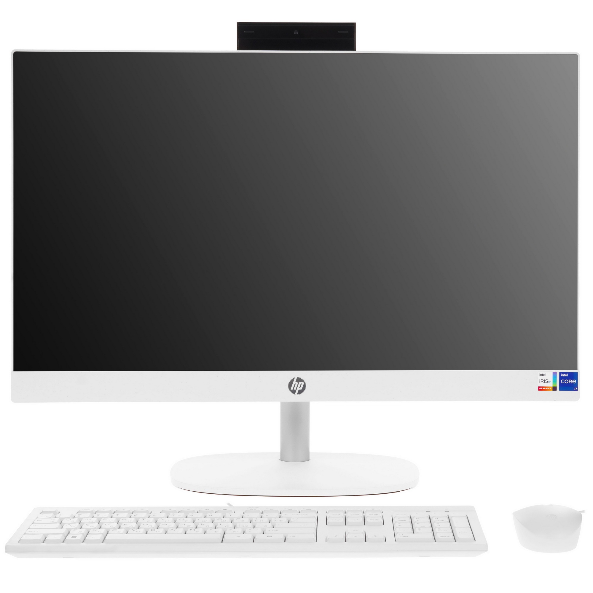 Моноблок HP 24-cr0009l 23.8" Full HD i7 1355U 16Gb SSD512Gb Iris Xe Free DOS белый