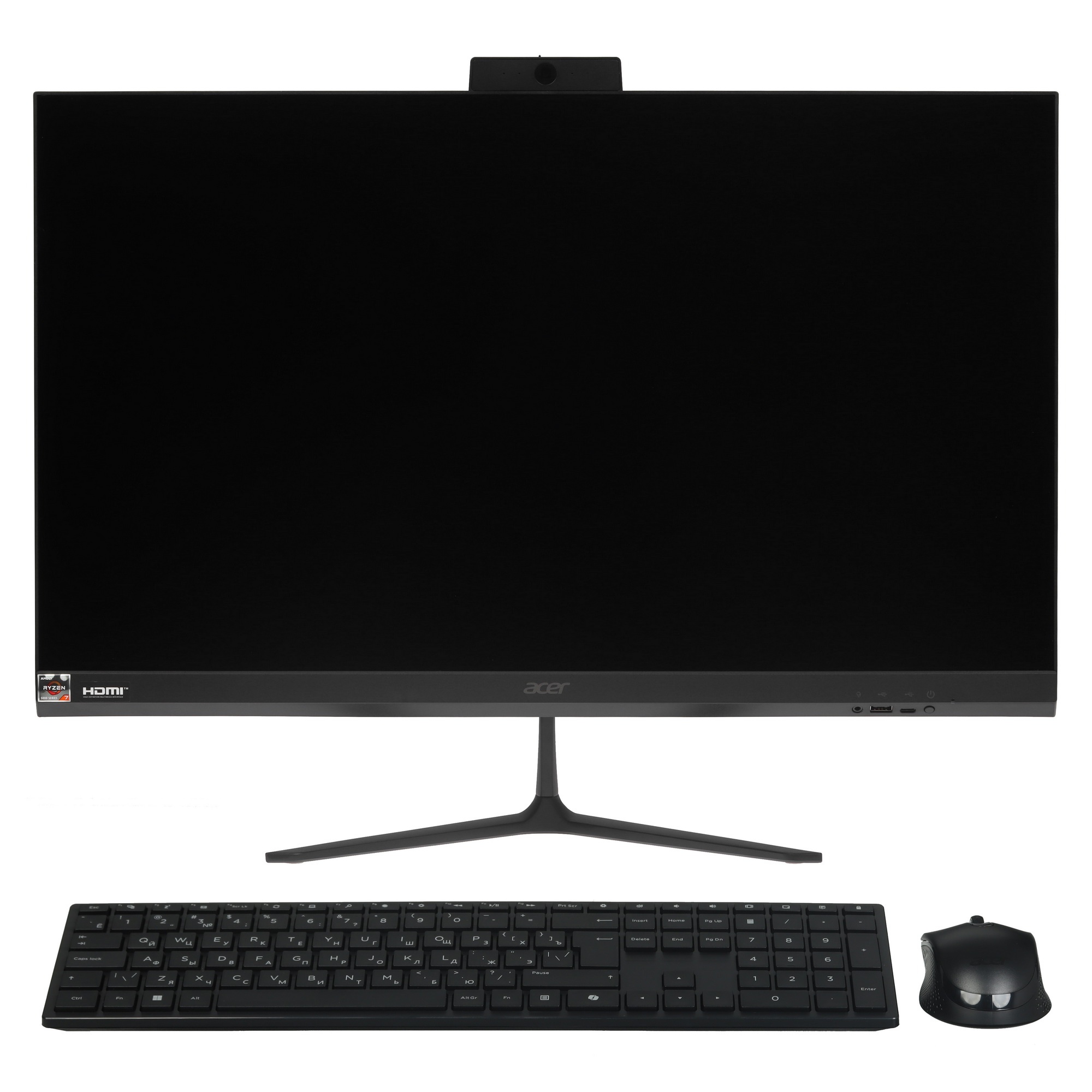 Моноблок Acer Aspire C27-2 AMD Ryzen 7 5700U/16Gb/SSD512Gb/27"/IPS/FHD/NoOS/black (DQ.BP3CD.001)