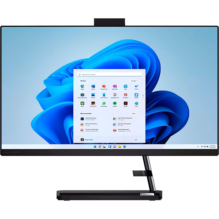 Моноблок Lenovo IdeaCentre AIO 3 24IAP7 23.8" IPS/Intel Core i5 12450H/8192Mb/512SSDGb/noDVD/Int:Int