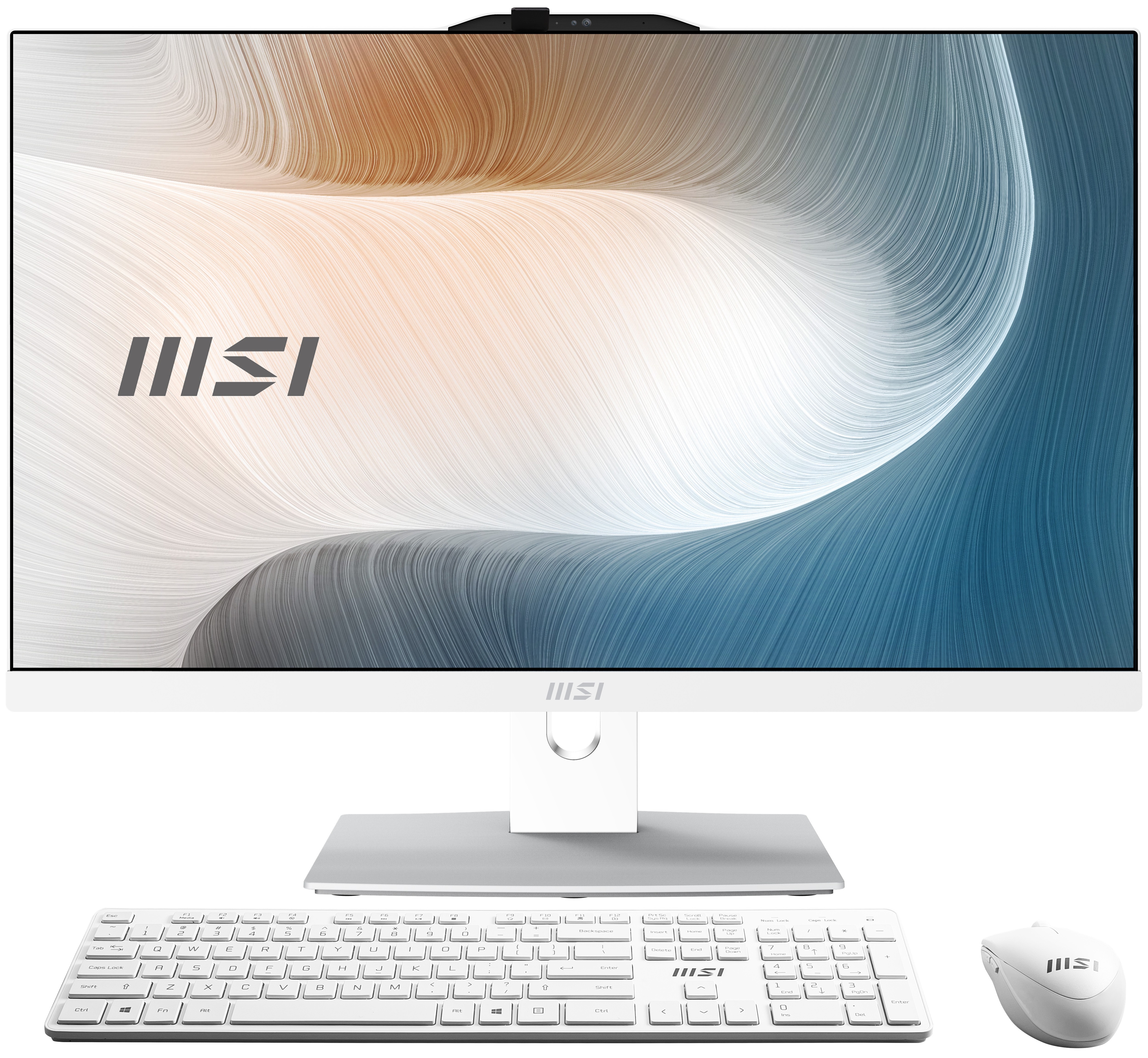 Моноблок 23.8" FHD MSI Modern AM242P 1M-1022XRU white (Core 5 120U/16Gb/512Gb SSD/VGA int/noOS/kb+m)
