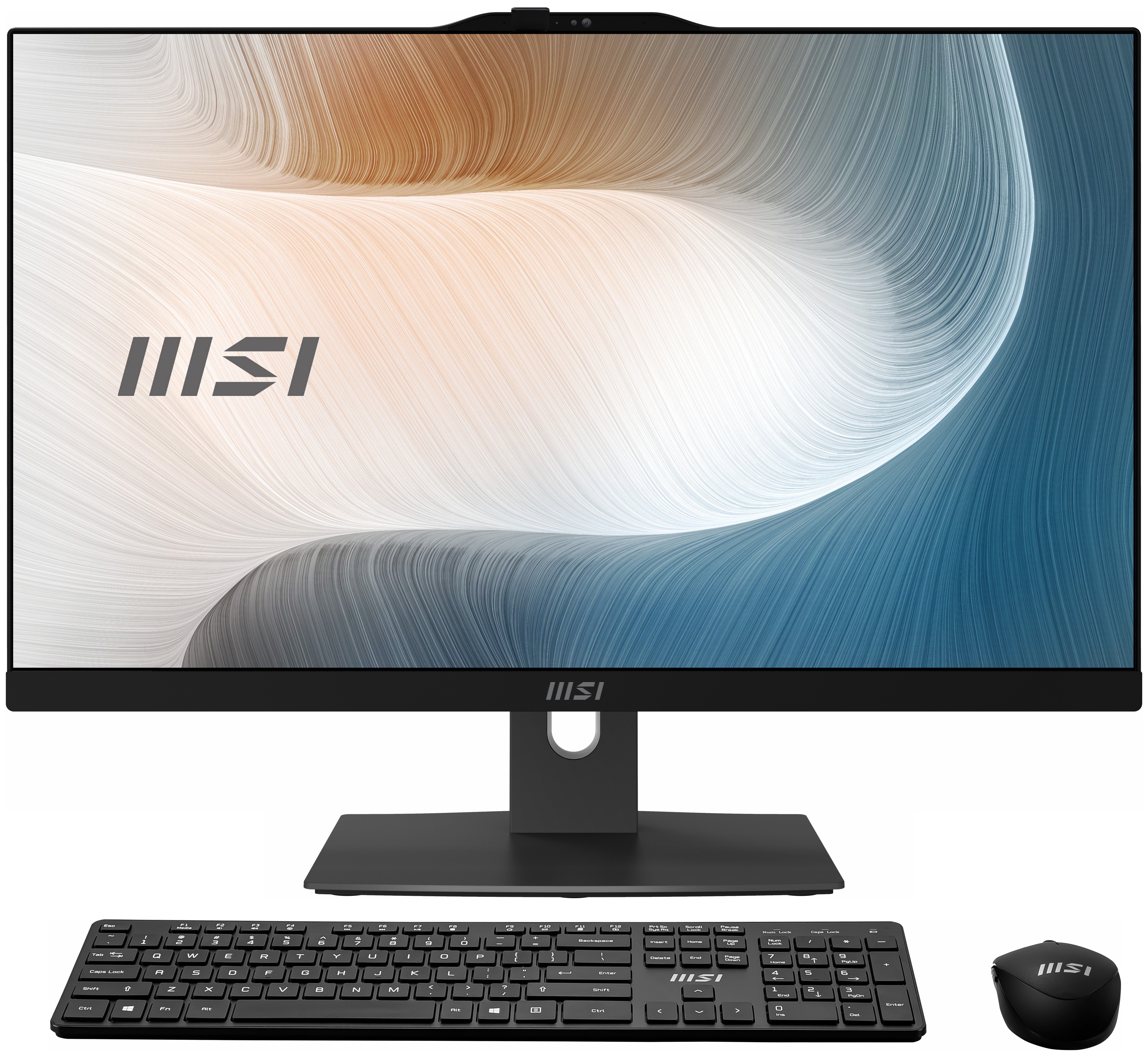 Моноблок 23.8" FHD MSI Modern AM242P 1M-1032XRU black (Core 3 100U/8Gb/512Gb SSD/VGA int/noOS/kb+m)