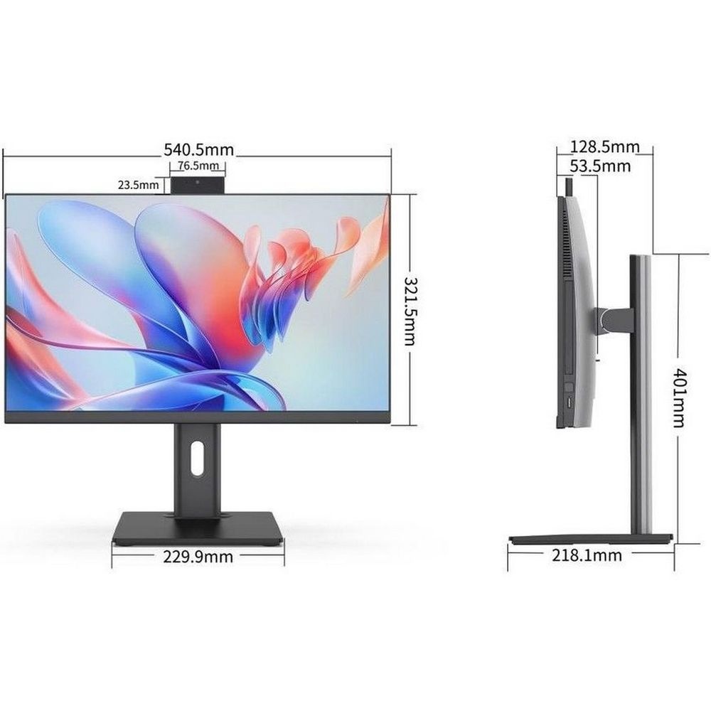 Платформа моноблока Bmorn A23H66DP 23.8 FHD IPS /H610/Without CPU, DDR4, SSD/AC WIFI&;BT/5.0MP/150W/