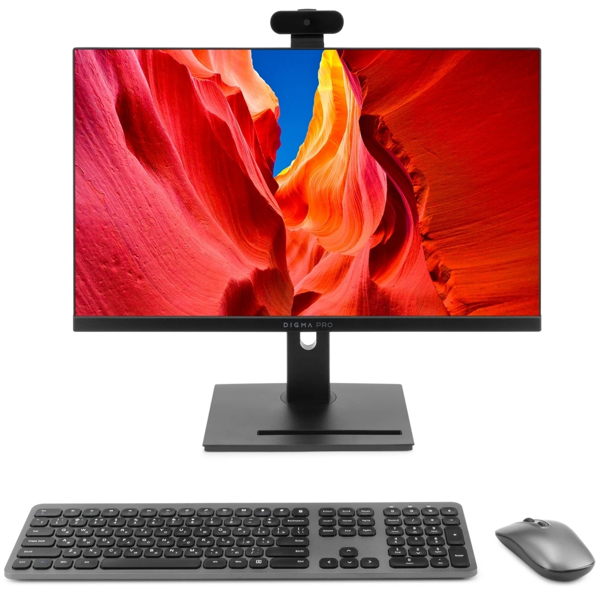 Моноблок Digma Pro Vision 23.8" Full HD Ryzen 3 5425U (2.7) 8Gb SSD256Gb RGr CR Windows 11 Pro Eth W