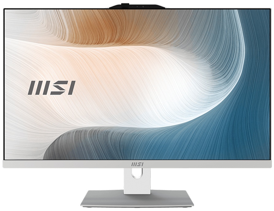 Моноблок MSI Modern AM272P 1M-677XRU 27" Full HD Core 3 100U (1.2) 8Gb SSD512Gb Graphics без ОС Gbit