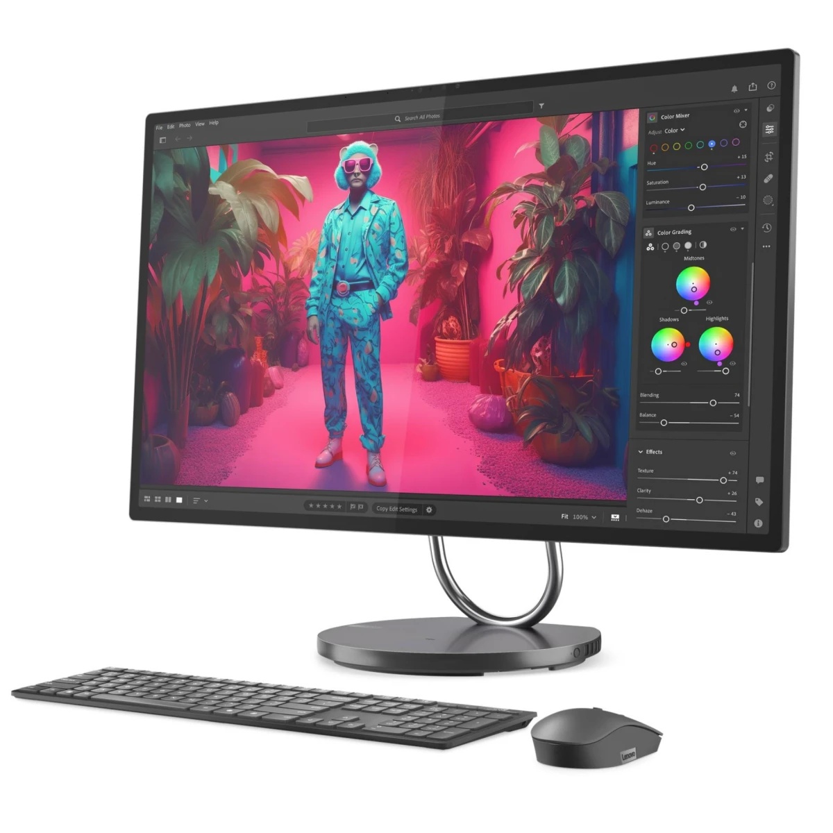 Моноблок Lenovo Yoga AIO 32ILL10 31.5" UHD (3840x2160) IPS 495N, Ultra 7 258V, 32GB LPDDR5x-8533, 1T