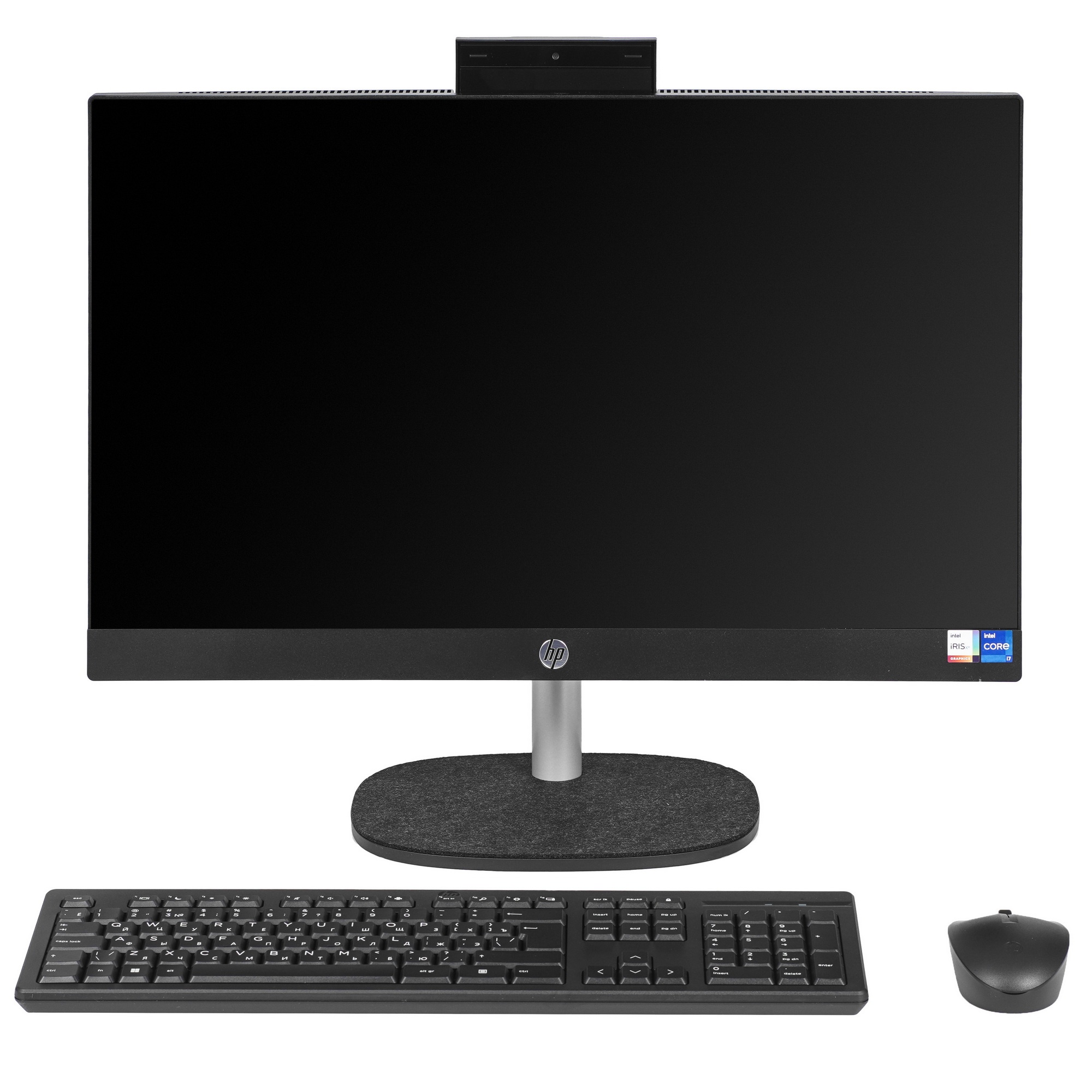 Моноблок HP 24-cr0035ci 23.8" Full HD i7 1355U (1.7) 16Gb SSD512Gb Iris Xe noOS GbitEth WiFi BT 90W