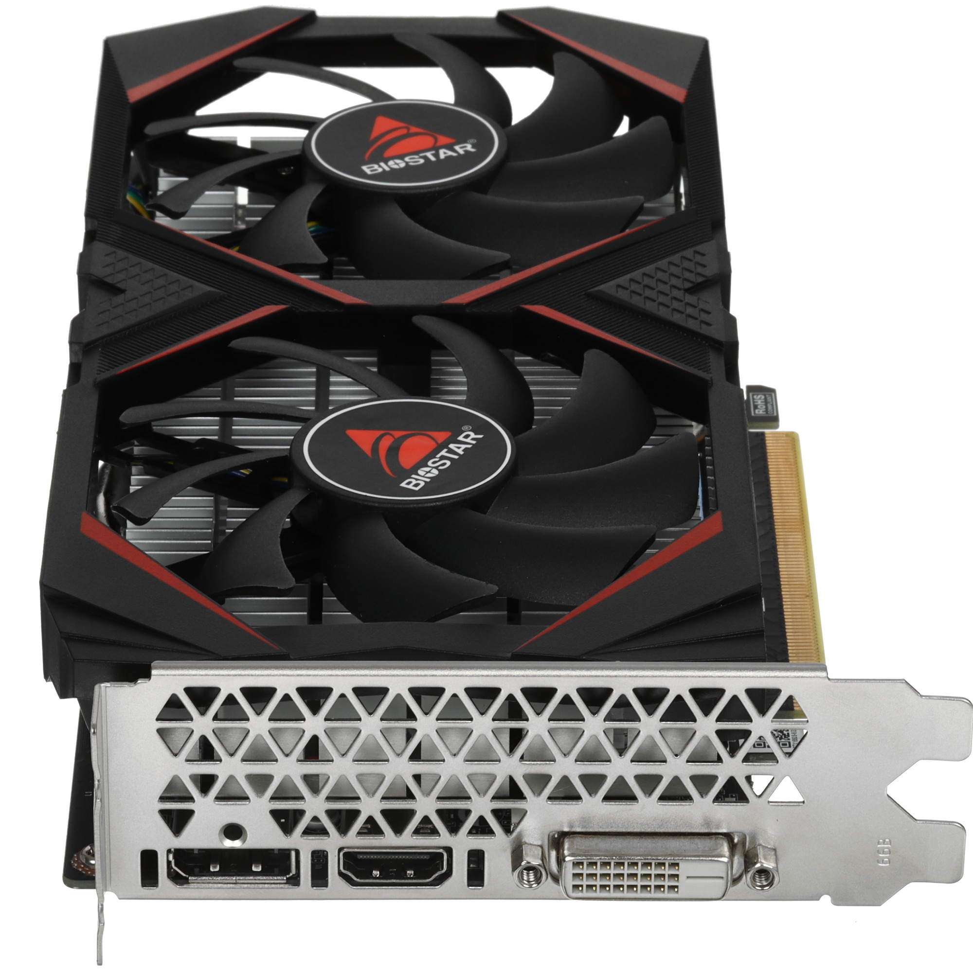 Видеокарта Biostar PCI-E VN1666SF69 NVIDIA GeForce GTX 1660SUPER 6Gb 192bit GDDR6 1530/8000 DVIx1 HD