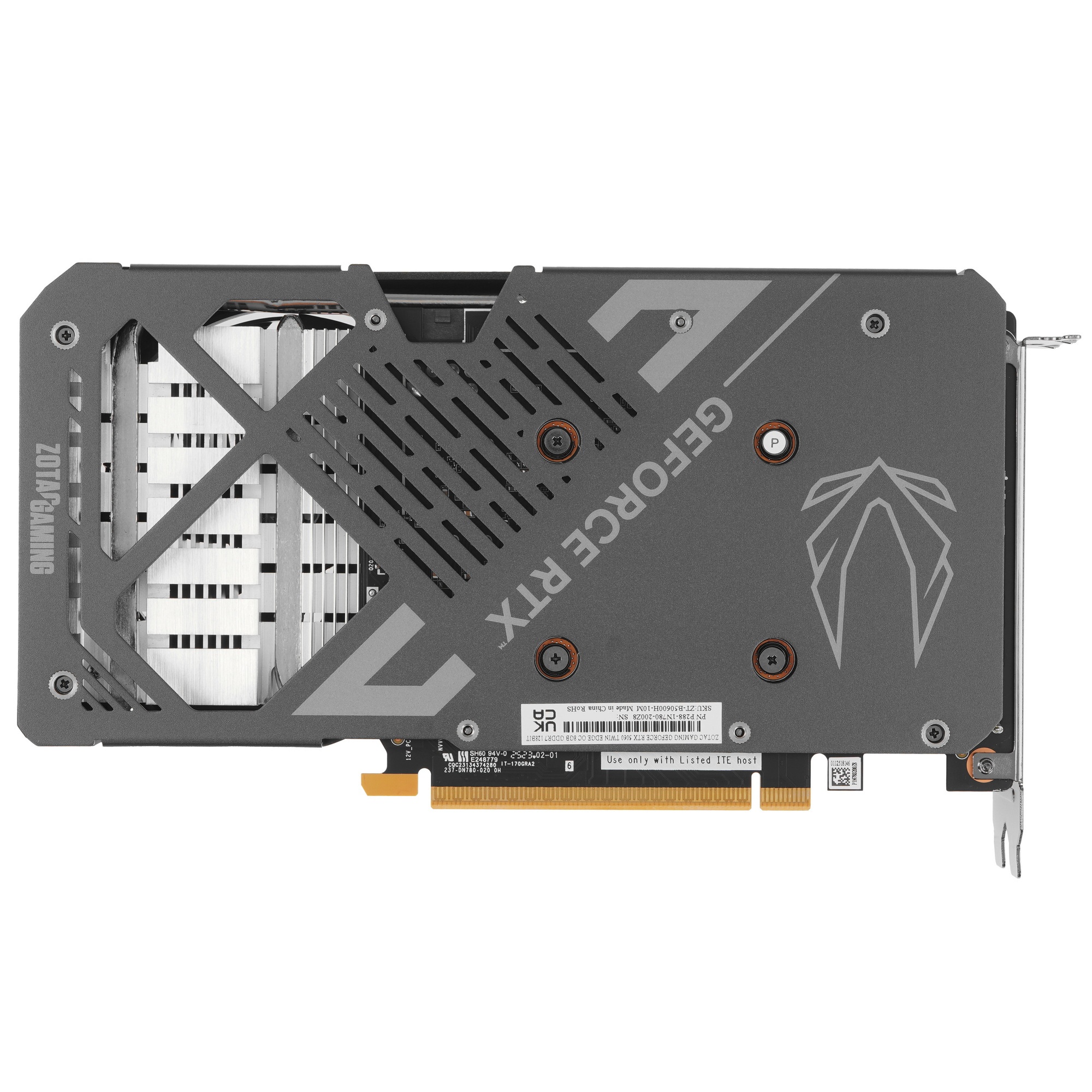 Видеокарта Zotac RTX5060 TWIN EDGE OC 8GB GDDR7 128bit 3xDP HDMI 2FAN MEDIUM PACK