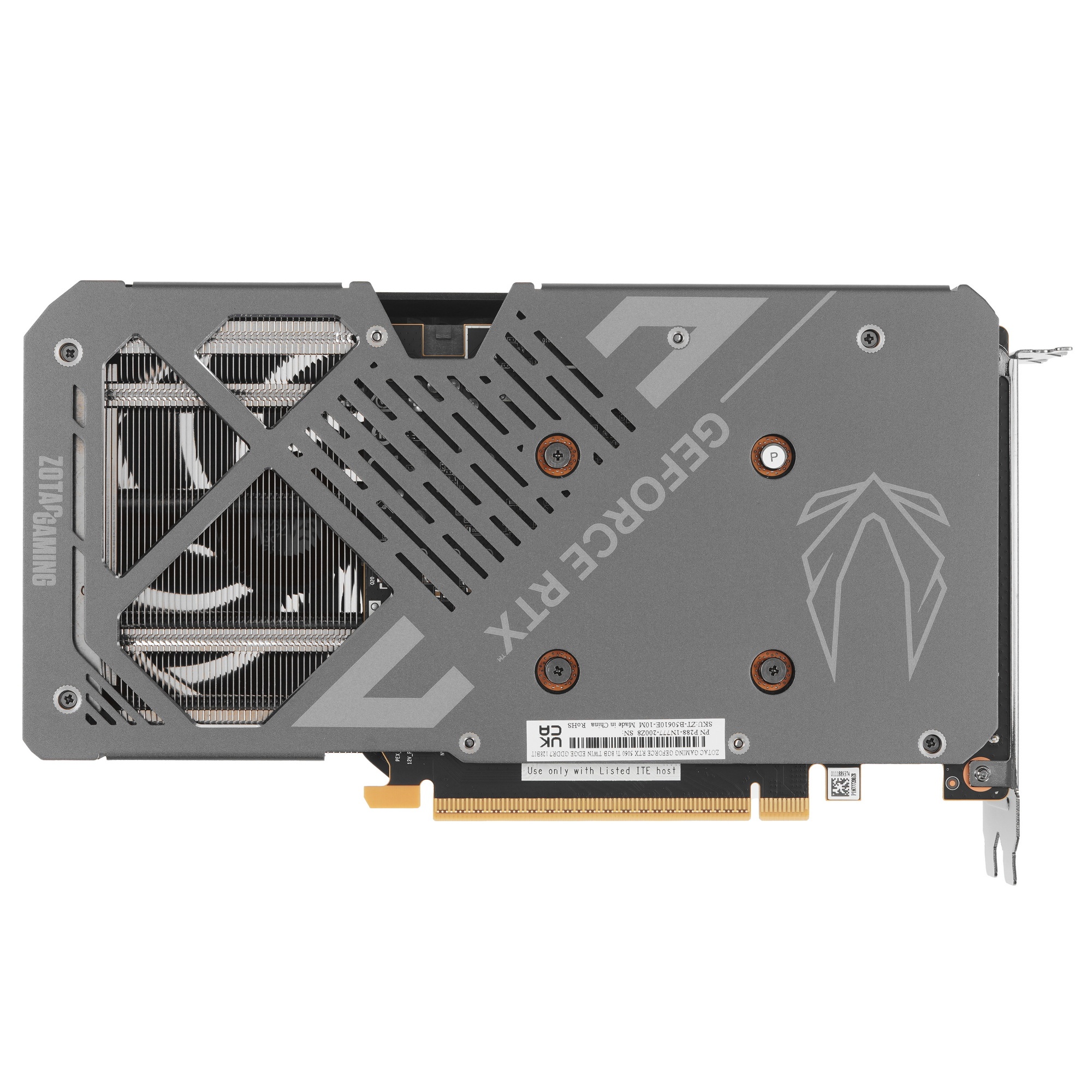 Видеокарта Zotac RTX5060Ti TWIN EDGE 8GB GDDR7 128bit 3xDP HDMI 2FAN MEDIUM PACK