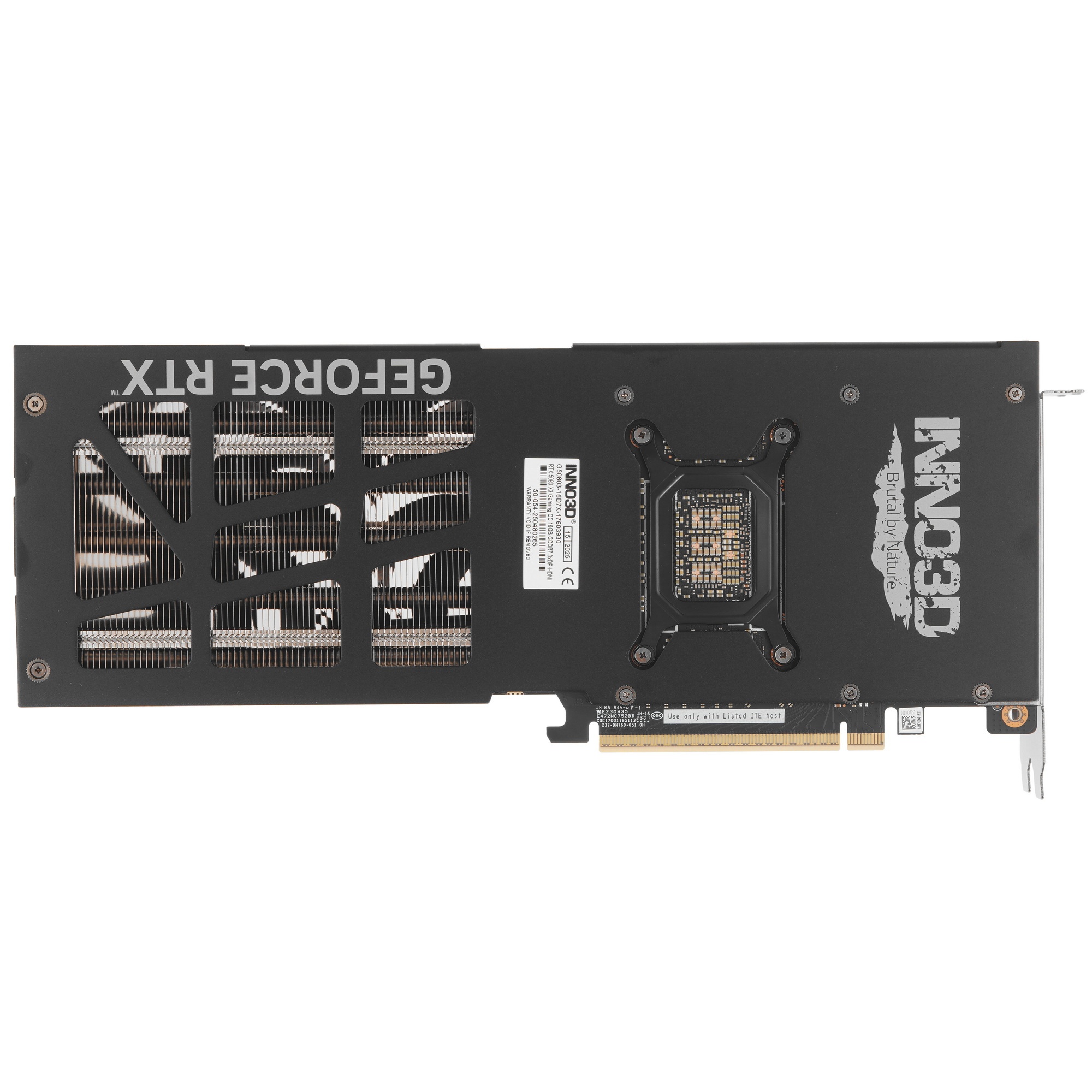 Видеокарта INNO3D RTX 5080 X3 GAMING OC RTX5080, HDMI, DP*3, 16G,D7