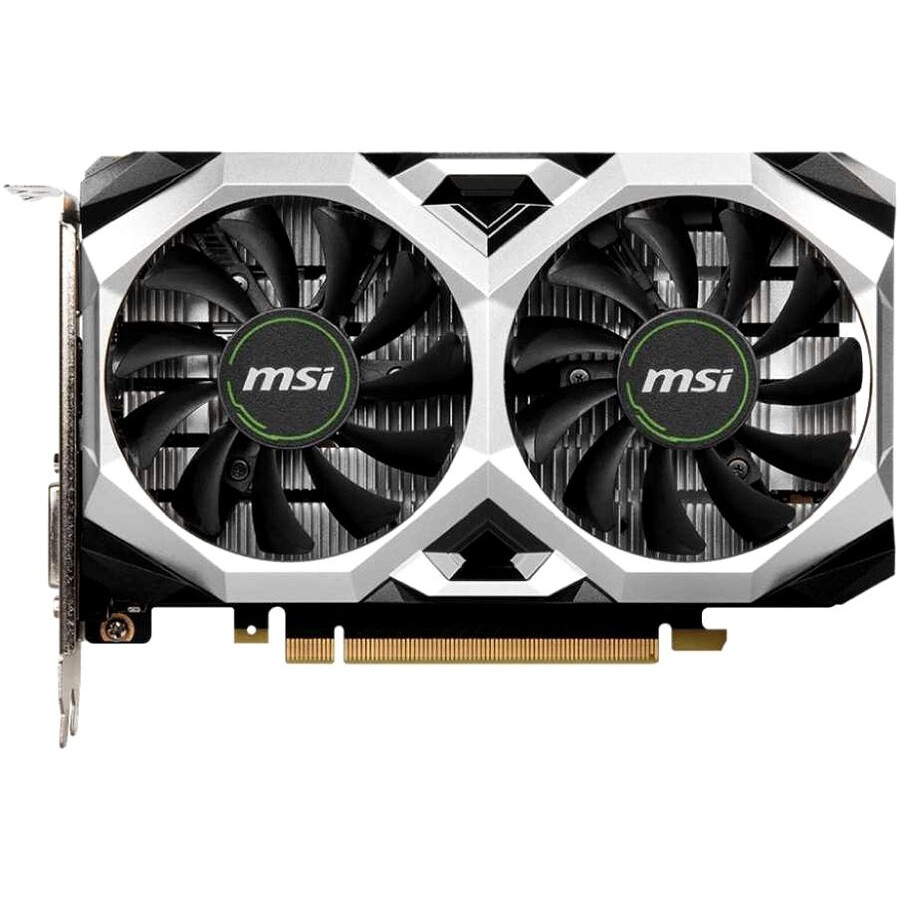 Видеокарта MSI  GTX1650 D6 VENTUS XS V1 (GTX1650, 4GB, GDDR6, 128bit, HDMI, DP, DVI-D)