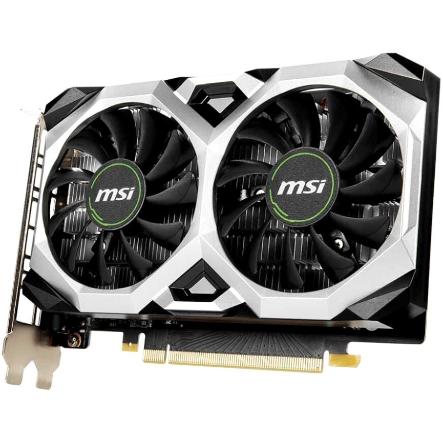 Видеокарта MSI  GTX1650 D6 VENTUS XS V1 (GTX1650, 4GB, GDDR6, 128bit, HDMI, DP, DVI-D)