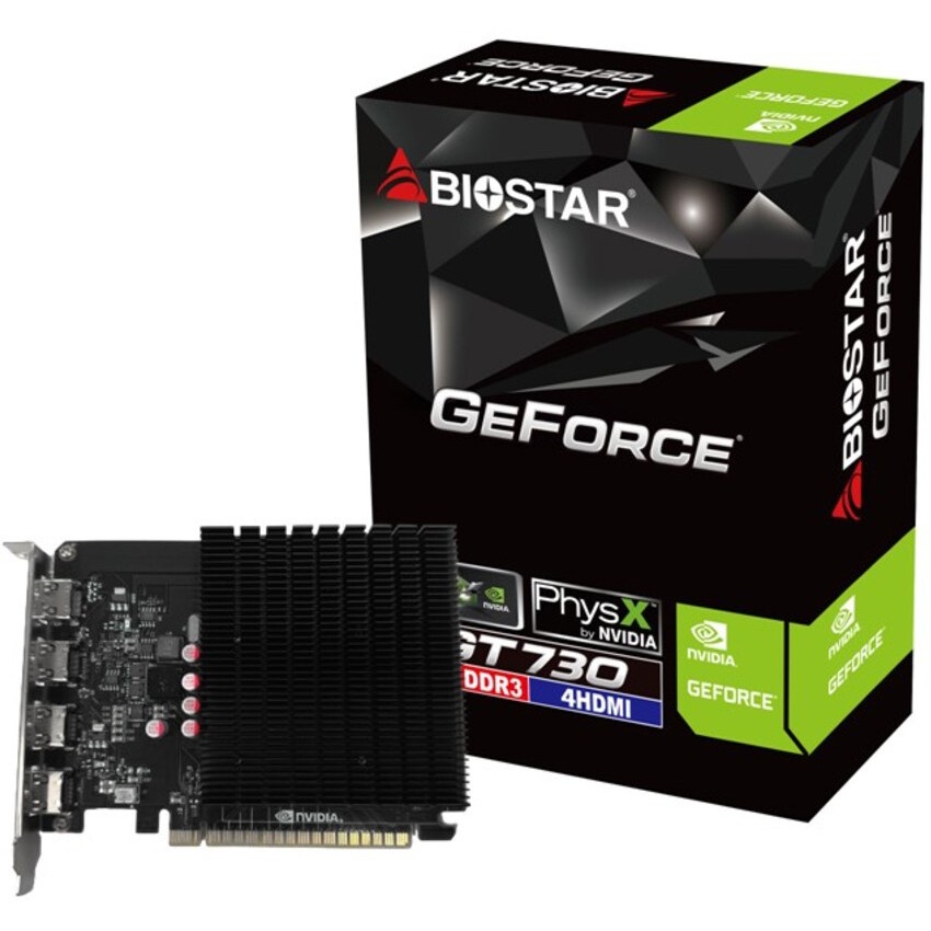 Видеокарта Biostar GeForce GT730 4GB GDDR3 (VN7313TG46)