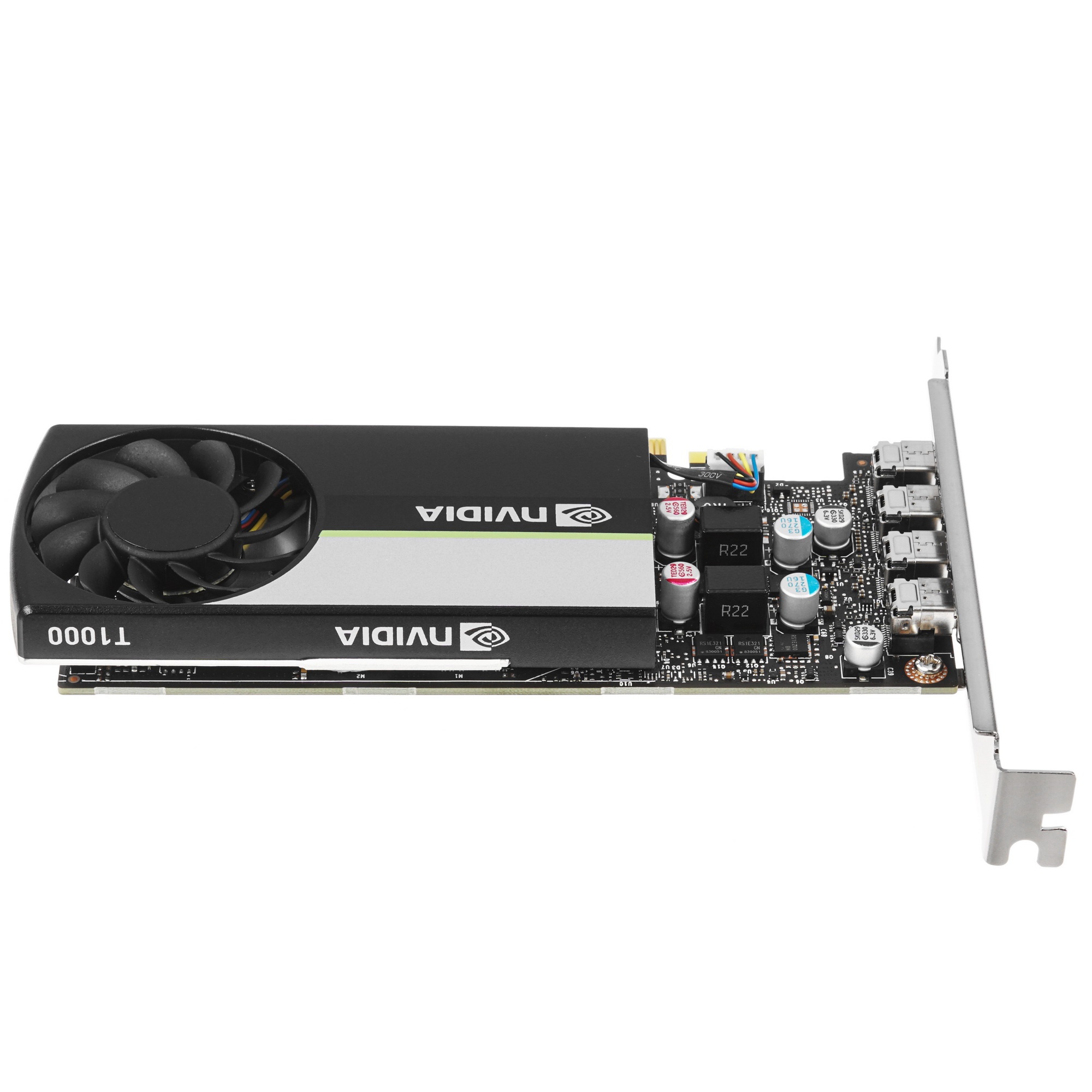 Видеокарта PNY GPU NVIDIA VCNT1000-8GB-SB PCI-Express 3.0 x16, LP8 GB GDDR6 128-bit, 4x Mini DP 1.4,