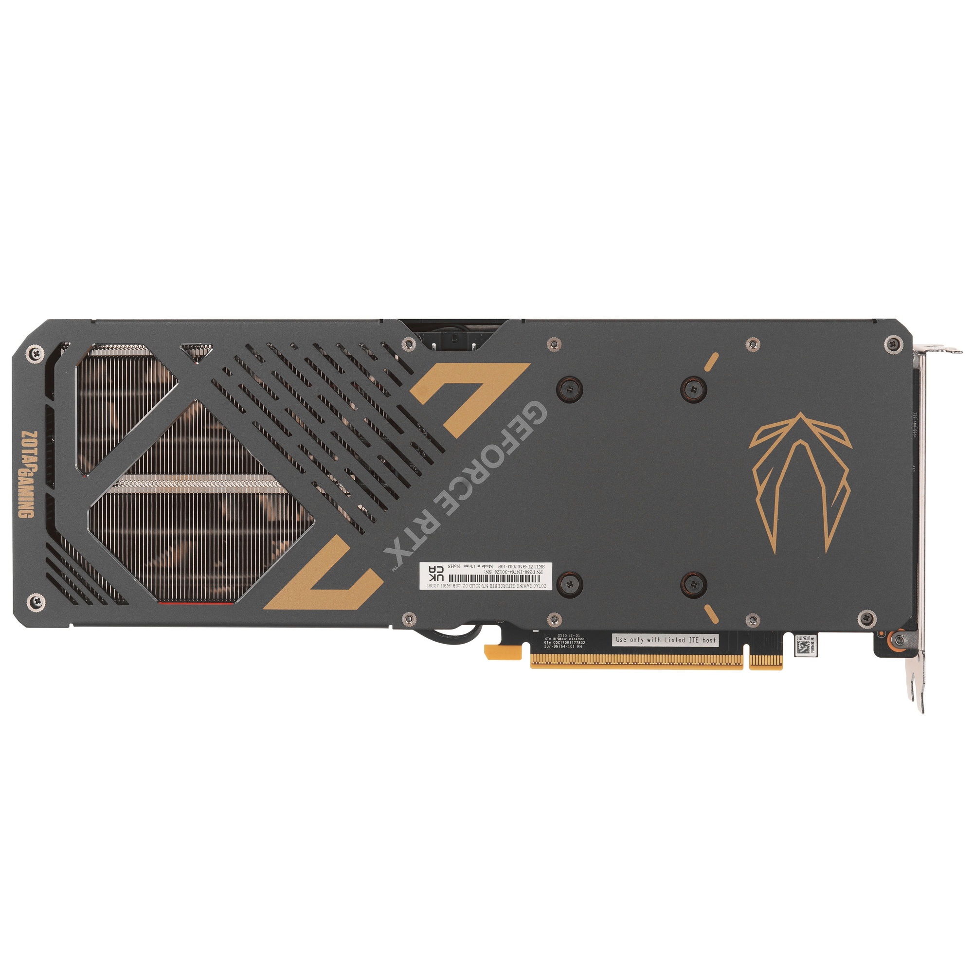 Видеокарта Zotac PCI-E 4.0 RTX 5070 SOLID OC NVIDIA GeForce RTX 5070 12Gb 192bit GDDR7 2542/28000 HD