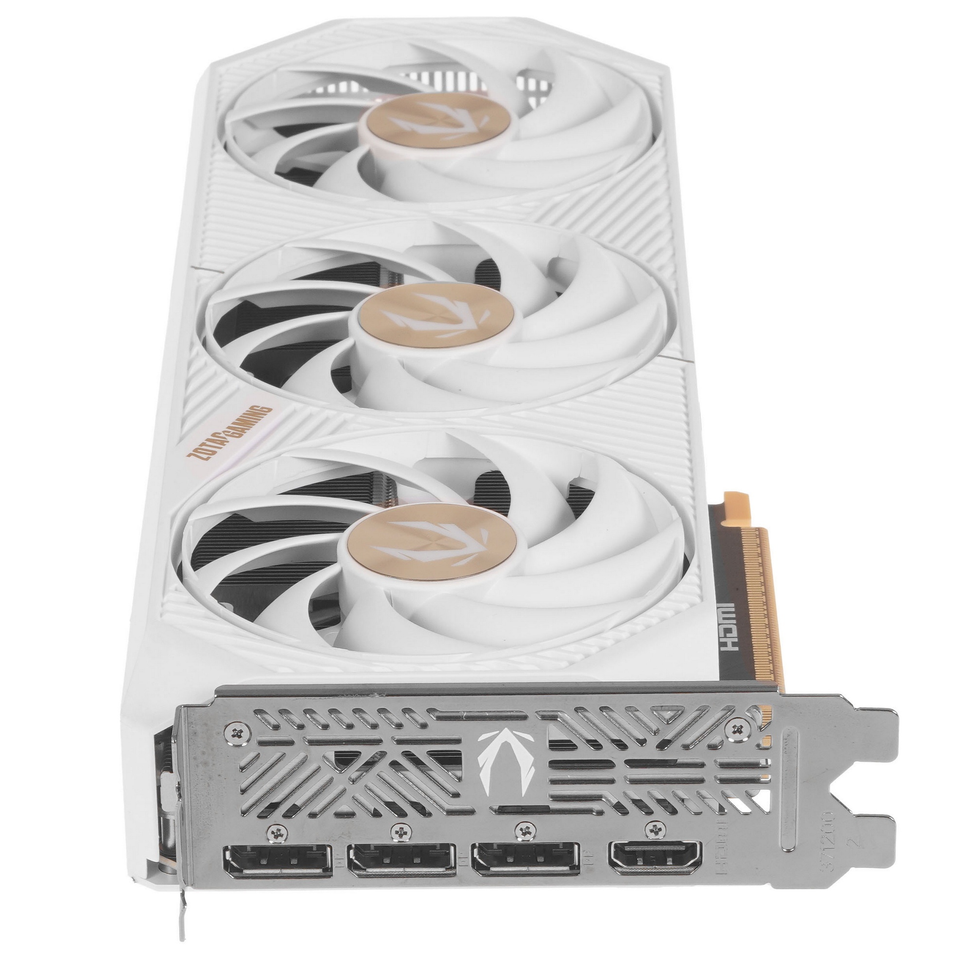 Видеокарта Zotac PCI-E 4.0 RTX 5070 AMP WHITE ED NVIDIA GeForce RTX 5070 12Gb 192bit GDDR7 2587/2800