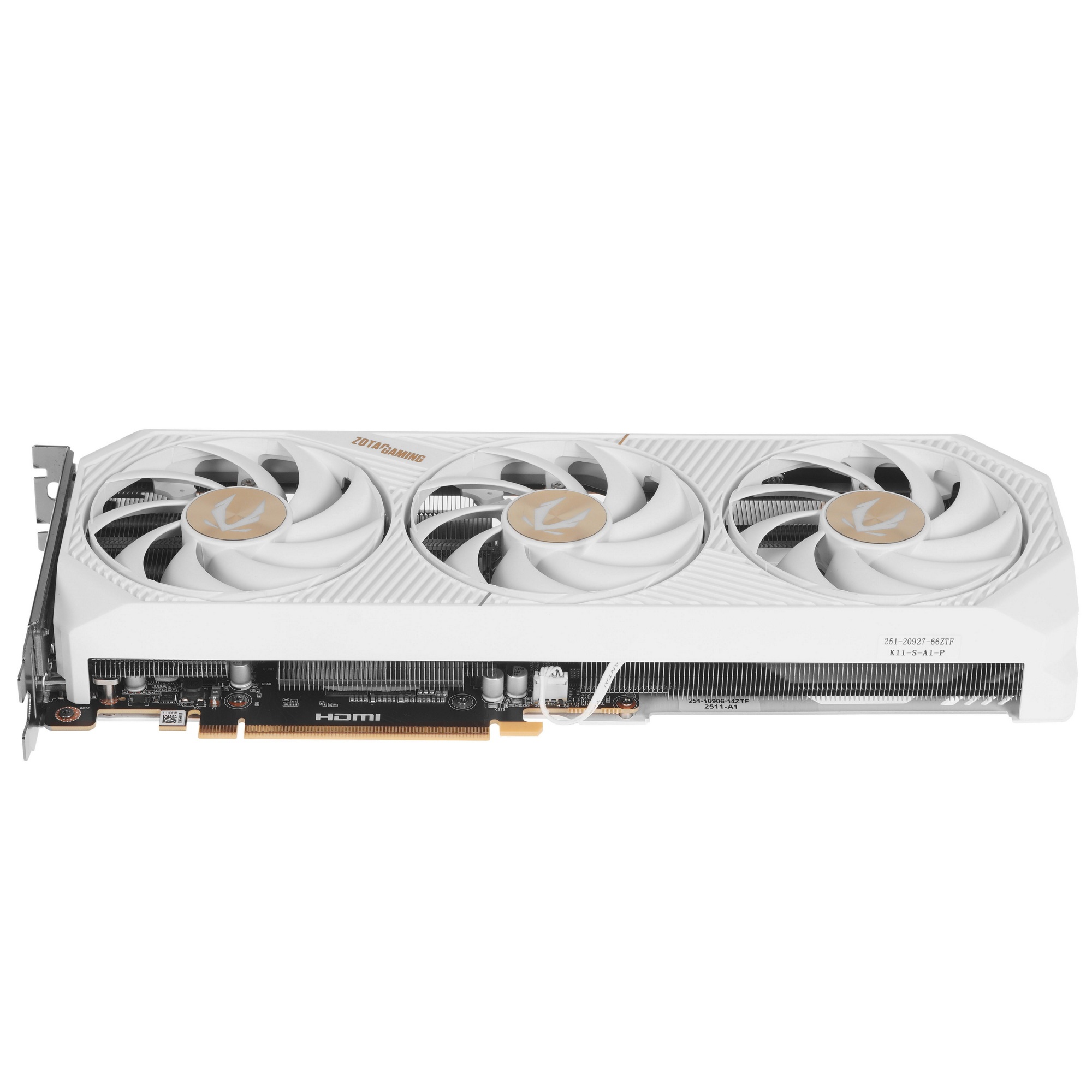 Видеокарта Zotac PCI-E 4.0 RTX 5070 AMP WHITE ED NVIDIA GeForce RTX 5070 12Gb 192bit GDDR7 2587/2800