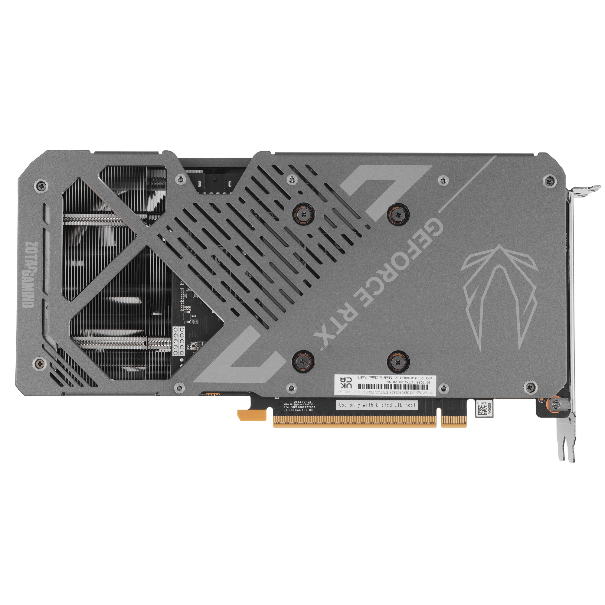Видеокарта Zotac RTX5070 TWIN EDGE 12GB GDDR7 192bit 3xDP HDMI 2FAN PREMIUM PACK