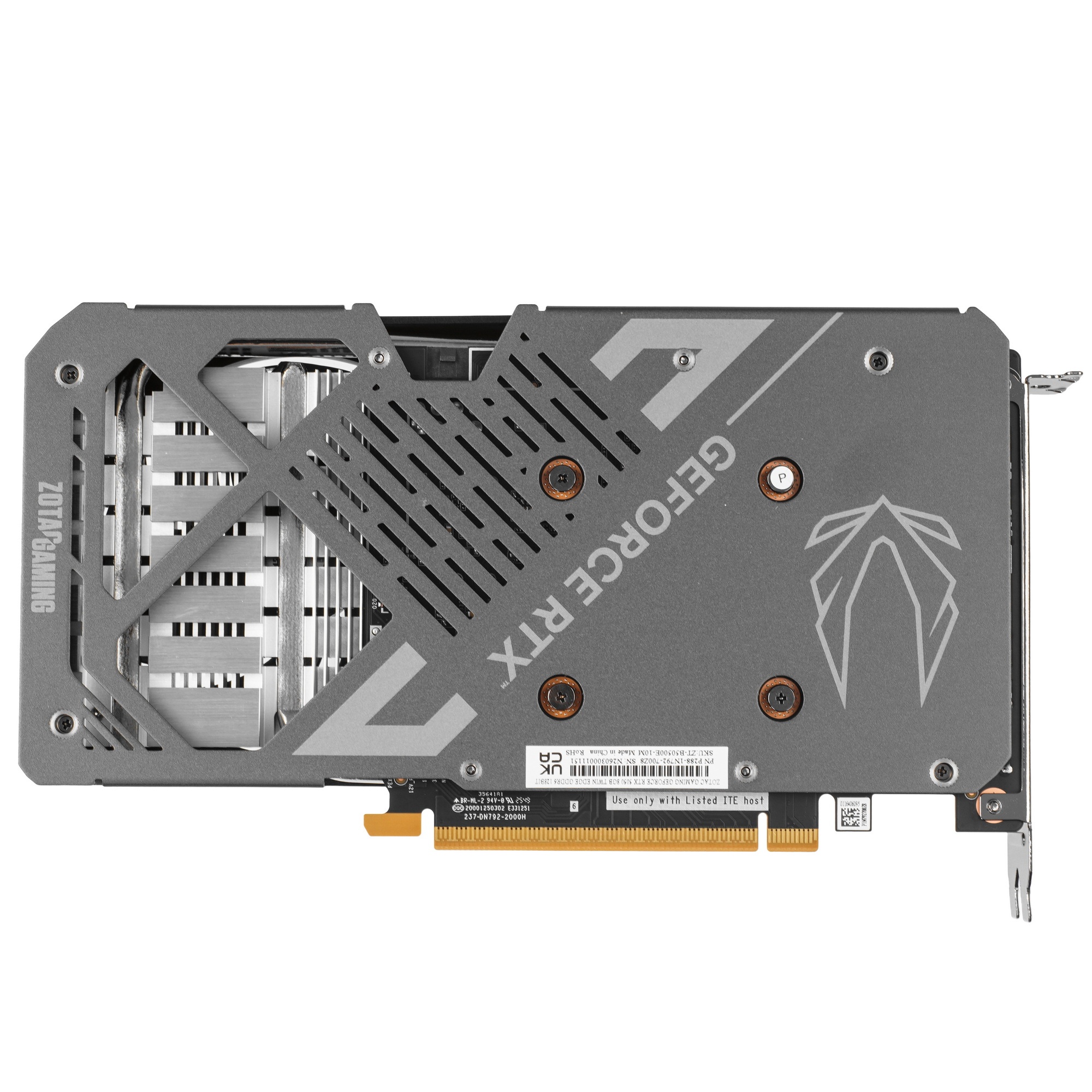 Видеокарта Zotac PCI-E 5.0 RTX 5050 TWIN EDGE NVIDIA GeForce RTX 5050 8Gb 128bit GDDR6 2572/20000 HD