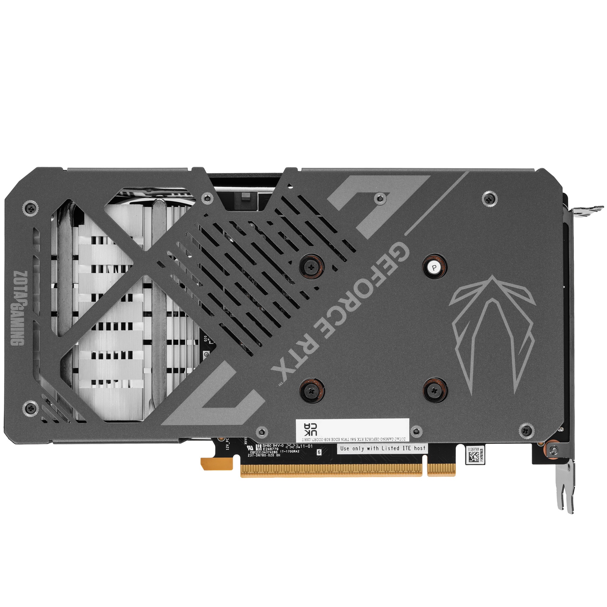 Видеокарта Zotac PCI-E 5.0 RTX 5060 TWIN EDGE NVIDIA GeForce RTX 5060 8Gb 128bit GDDR7 2497/28000 HD