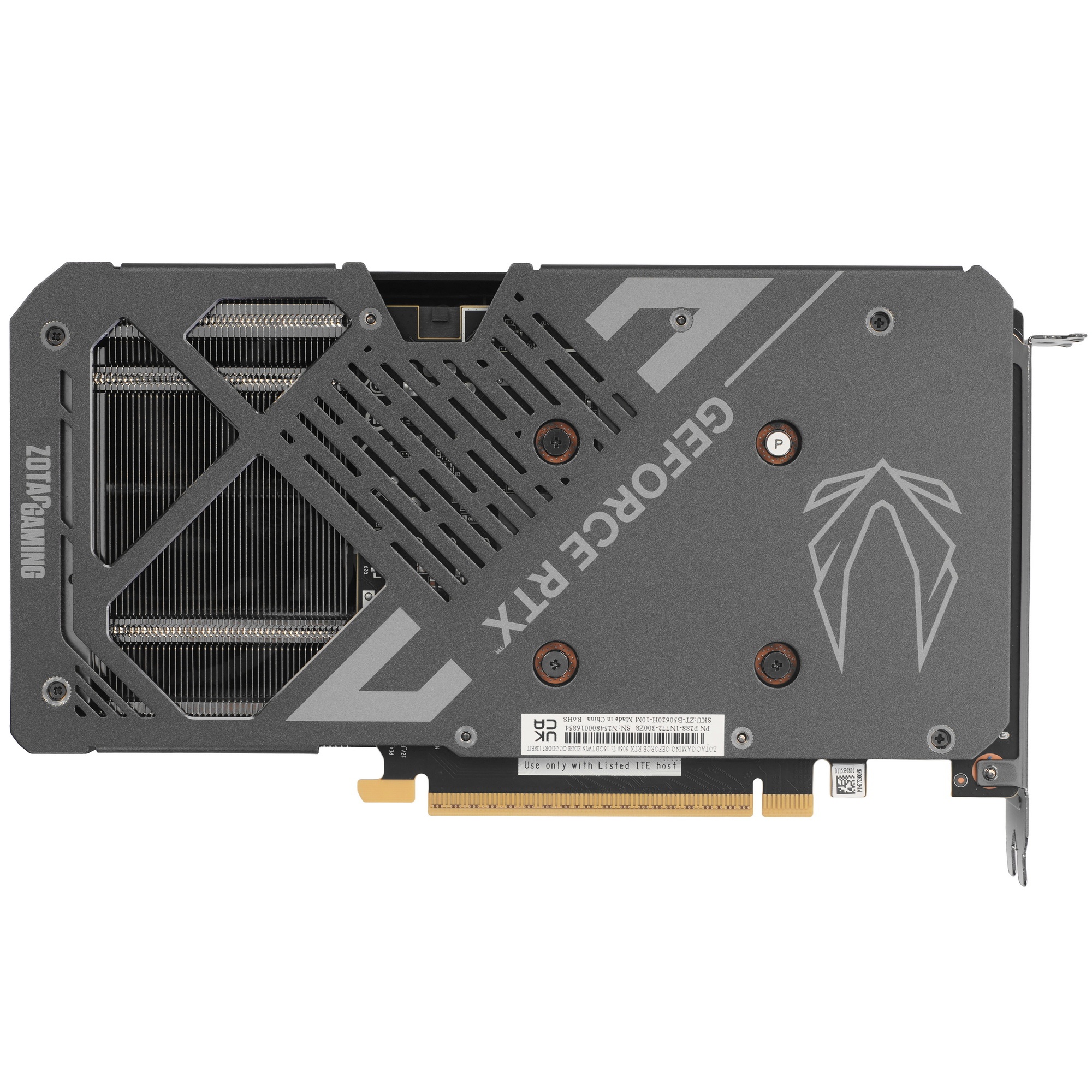 Видеокарта Zotac PCI-E 5.0 RTX 5060TI 16GB TWIN EDGE OC NVIDIA GeForce RTX 5060TI 16Gb 128bit GDDR7