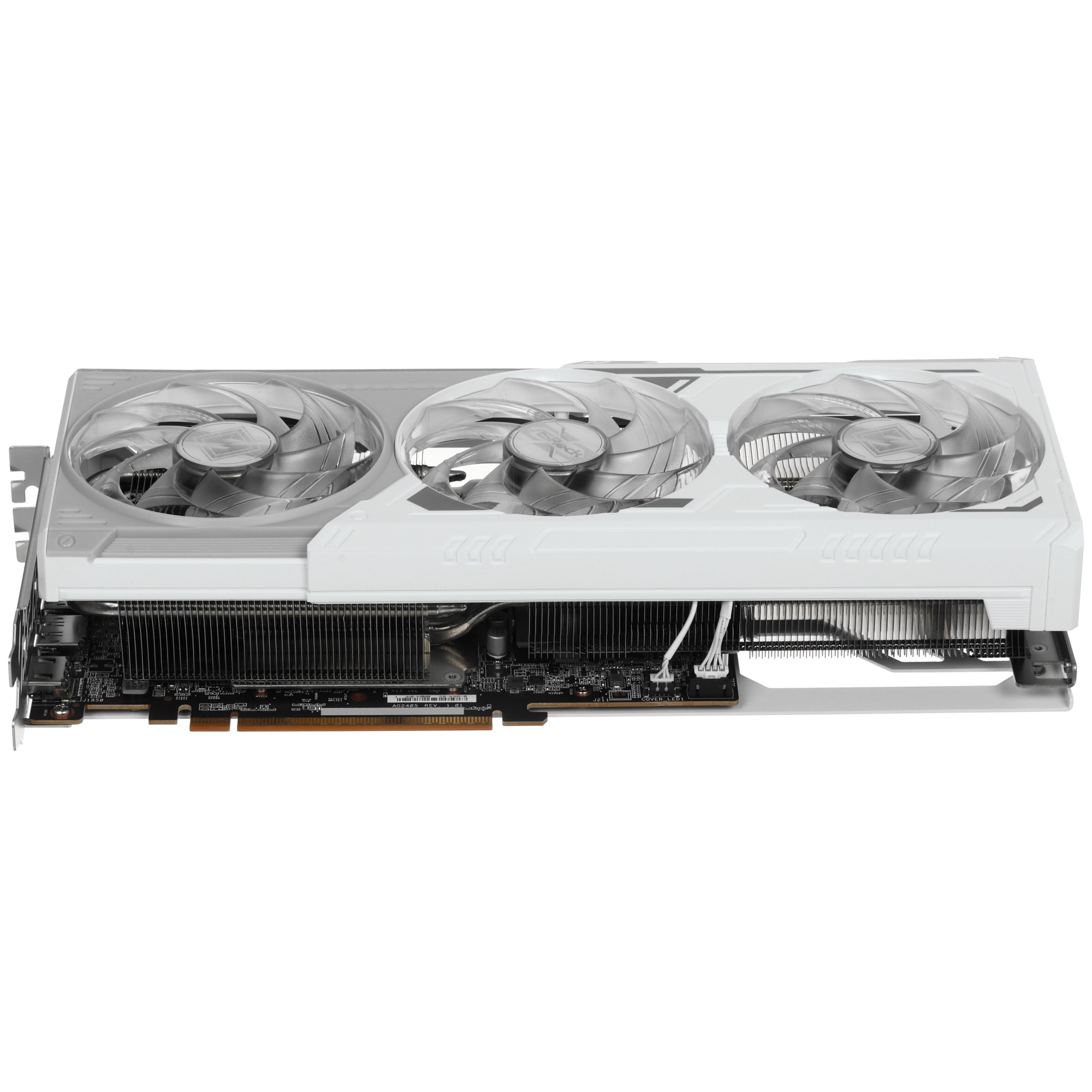 Видеокарта Asrock PCI-E 5.0 RX9070 SL 16GO AMD Radeon RX 9070 16Gb 256bit GDDR6 2210/20000 HDMIx1 DP
