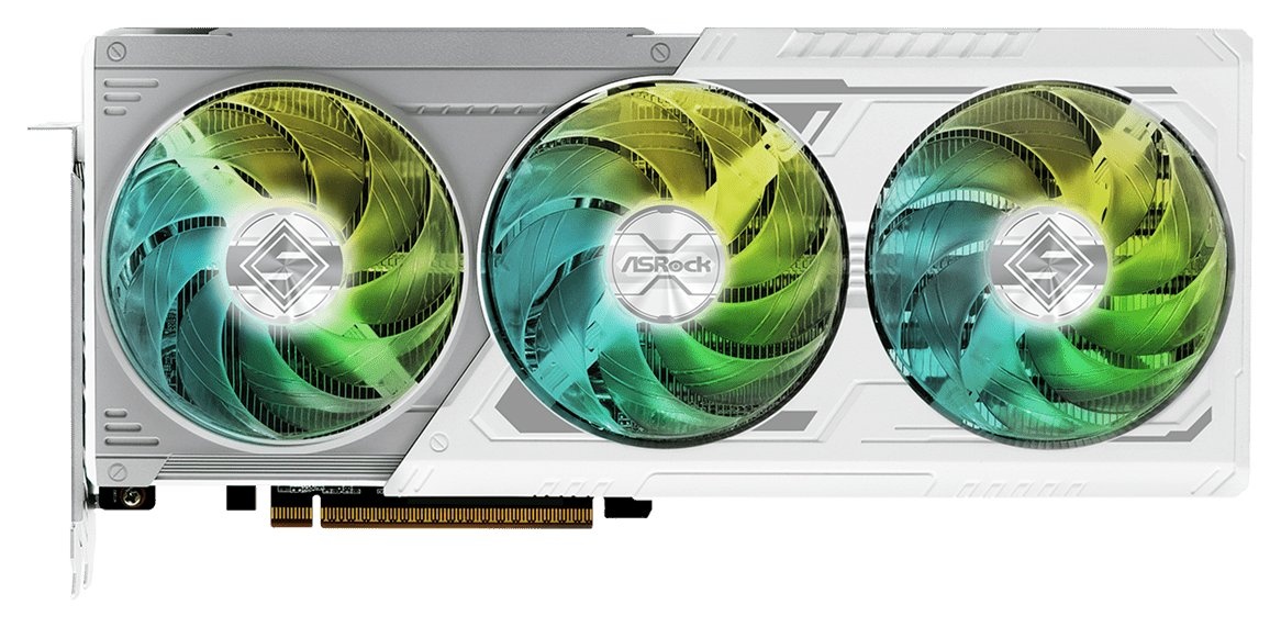 Видеокарта Asrock PCI-E 5.0 RX9070 SL 16GO AMD Radeon RX 9070 16Gb 256bit GDDR6 2210/20000 HDMIx1 DP