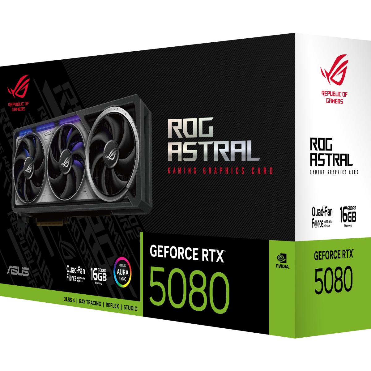 Видеокарта Asus ROG Astral GeForce RTX 5080 16GB GDDR7 ROG-ASTRAL-RTX5080-16G-GAMING (90YV0LV1-M0NA0