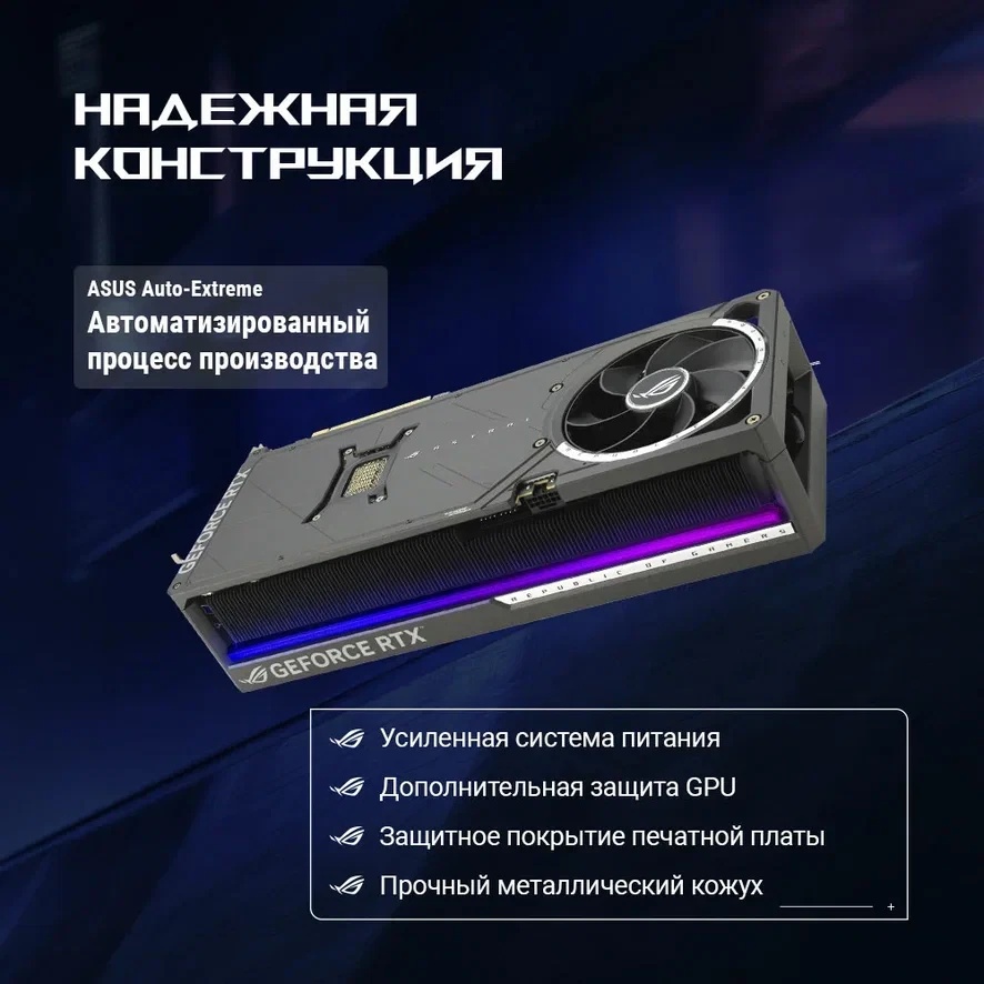 Видеокарта Asus ROG Astral GeForce RTX 5080 16GB GDDR7 ROG-ASTRAL-RTX5080-16G-GAMING (90YV0LV1-M0NA0