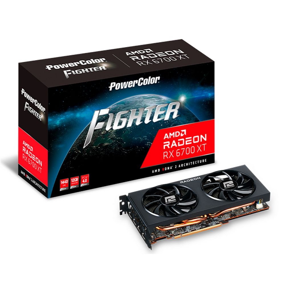 Видеокарта PowerColor RX6700XT 12GB GDDR6 192bit HDMI 3xDP (AXRX 6700XT 12GBD6-3DH) RTL