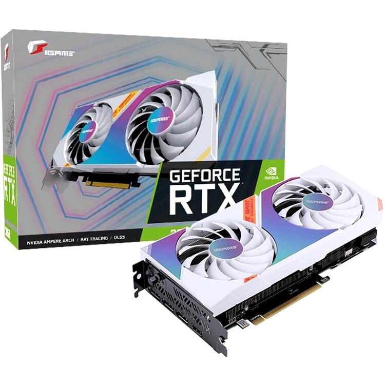 Видеокарта Colorful RTX3050 Ultra W DUO OC 8GB-V GDDR6 128bit HDMI 3xDP LHR RTL (596835)