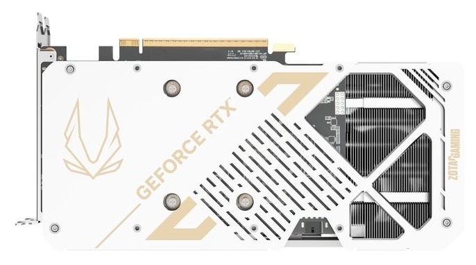 Видеокарта ZOTAC GAMING GeForce RTX 5070 Twin Edge OC White Edition 12Gb DDR7 192 bit  2165 /2542  M