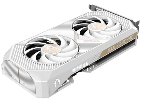 Видеокарта ZOTAC GAMING GeForce RTX 5070 Twin Edge OC White Edition 12Gb DDR7 192 bit  2165 /2542  M