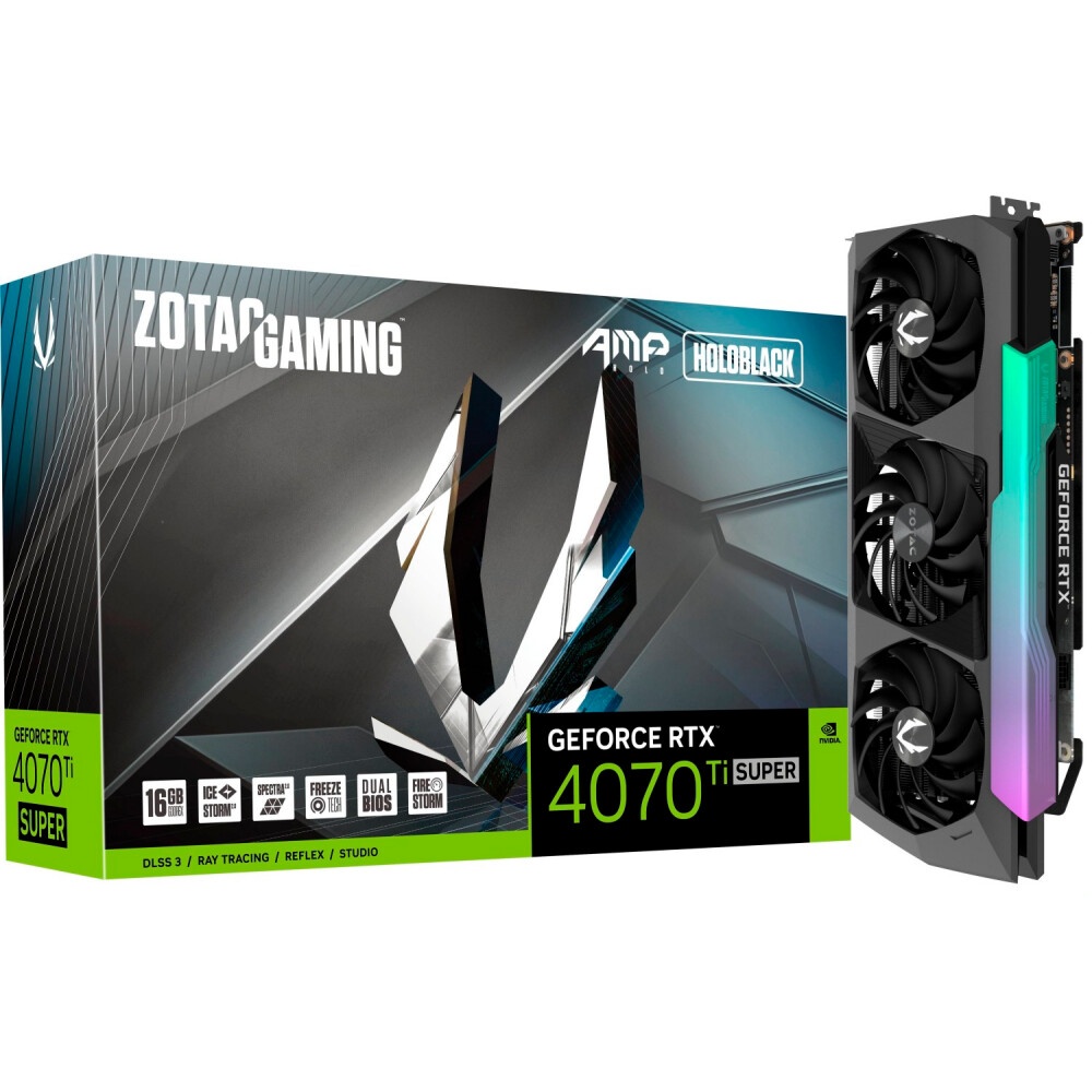 Видеокарта Zotac RTX4070Ti SUPER AMP HOLO