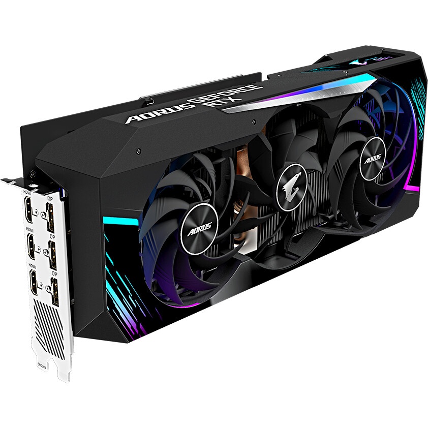 Видеокарта Gigabyte GV-N3080AORUS M-10GD 3.0 LHR