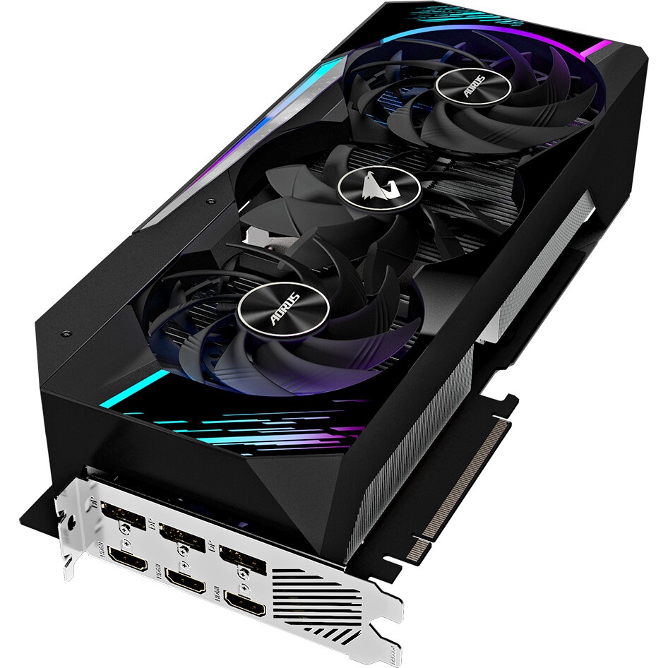 Видеокарта Gigabyte GV-N3080AORUS M-10GD 3.0 LHR